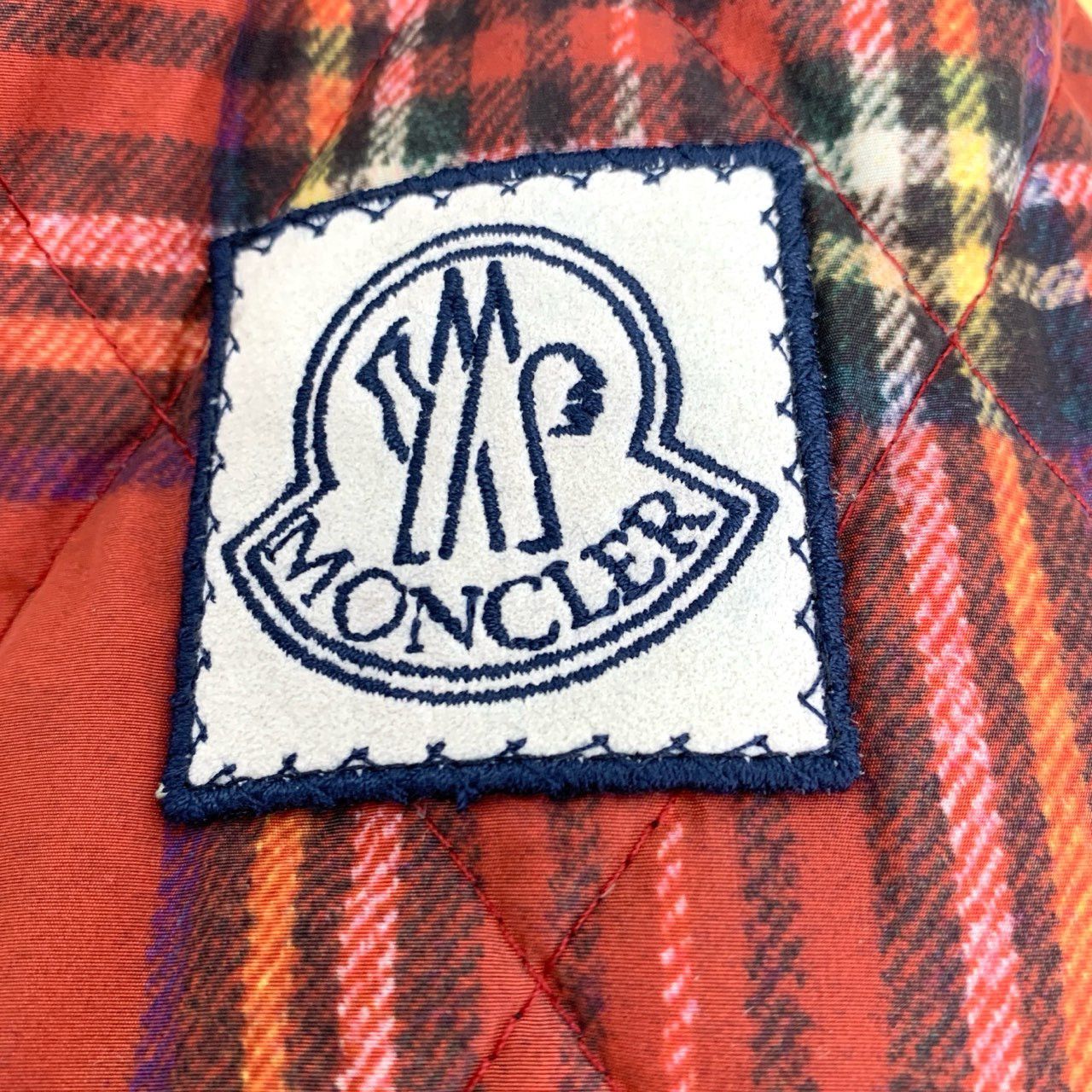 Moncler Moncler Logo Patch Red Checkered Down Blazer Size S / US 4 / IT 40 - 5 Thumbnail