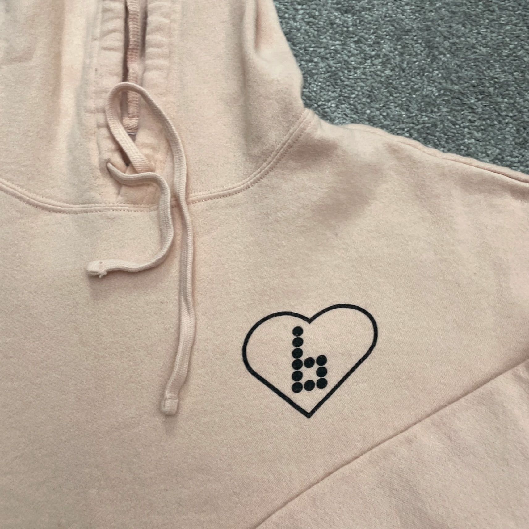 Pinko Braille Sweatshirt Shirt Women S Pink Fleece Pullover All Seasons Casual Hooded Size S / US 4 / IT 40 - 3 Thumbnail