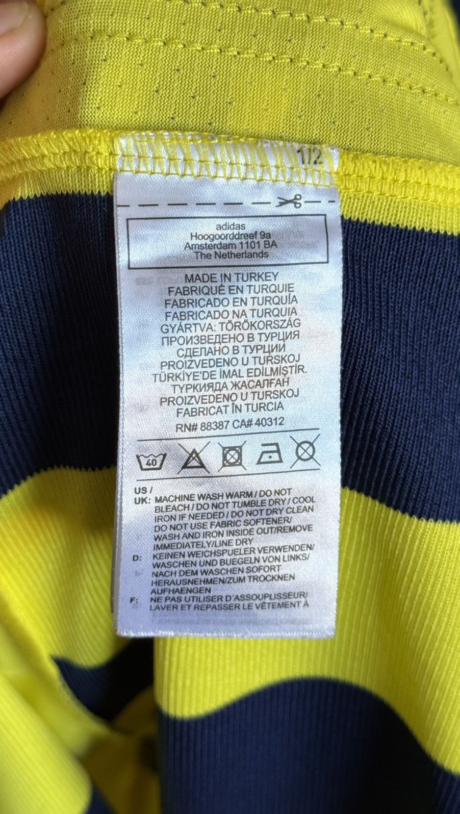 Vintage Adidas Fenerbahce SK 2020 2021 Jersey T-shirt Size US M / EU 48-50 / 2 - 15 Thumbnail