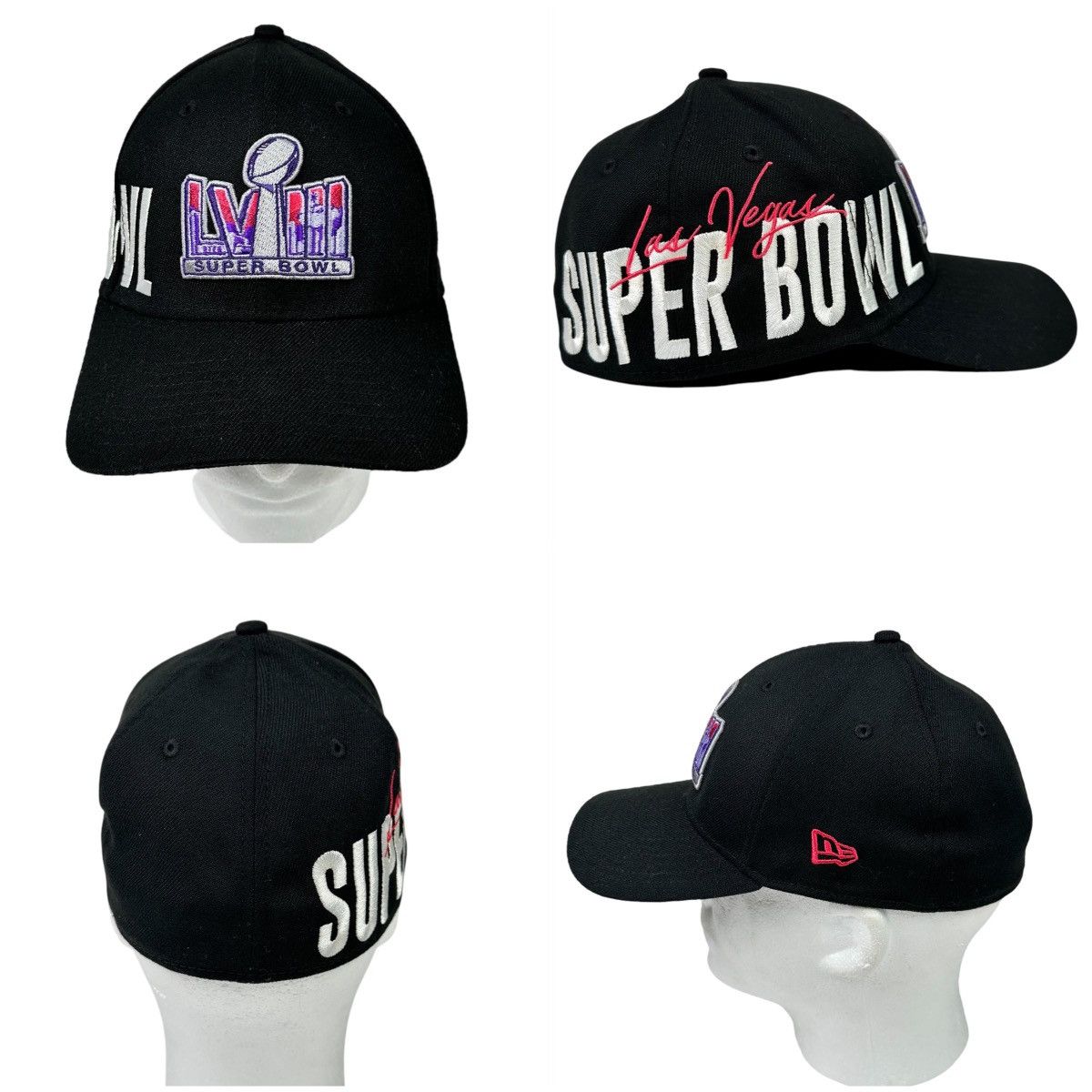 NFL × New Era Super Bowl LVIII Las Vegas New Era Hat S/M Flex Fit Size ONE SIZE - 1 Thumbnail