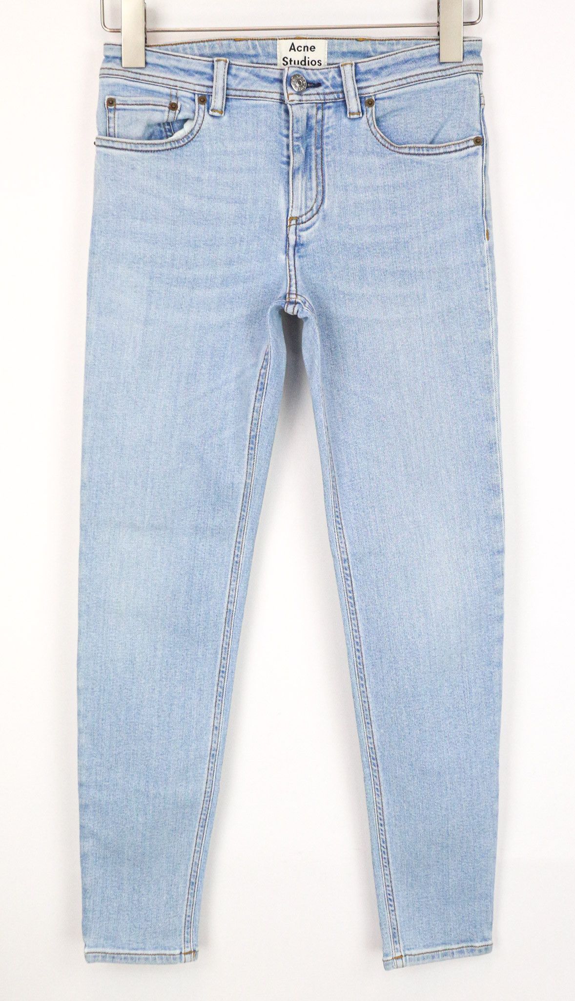Acne Studios CLIMB W26/L32 Light Blue Skinny Stretch Jeans 74597 Size 26" / US 2 / IT 38 - 1 Thumbnail