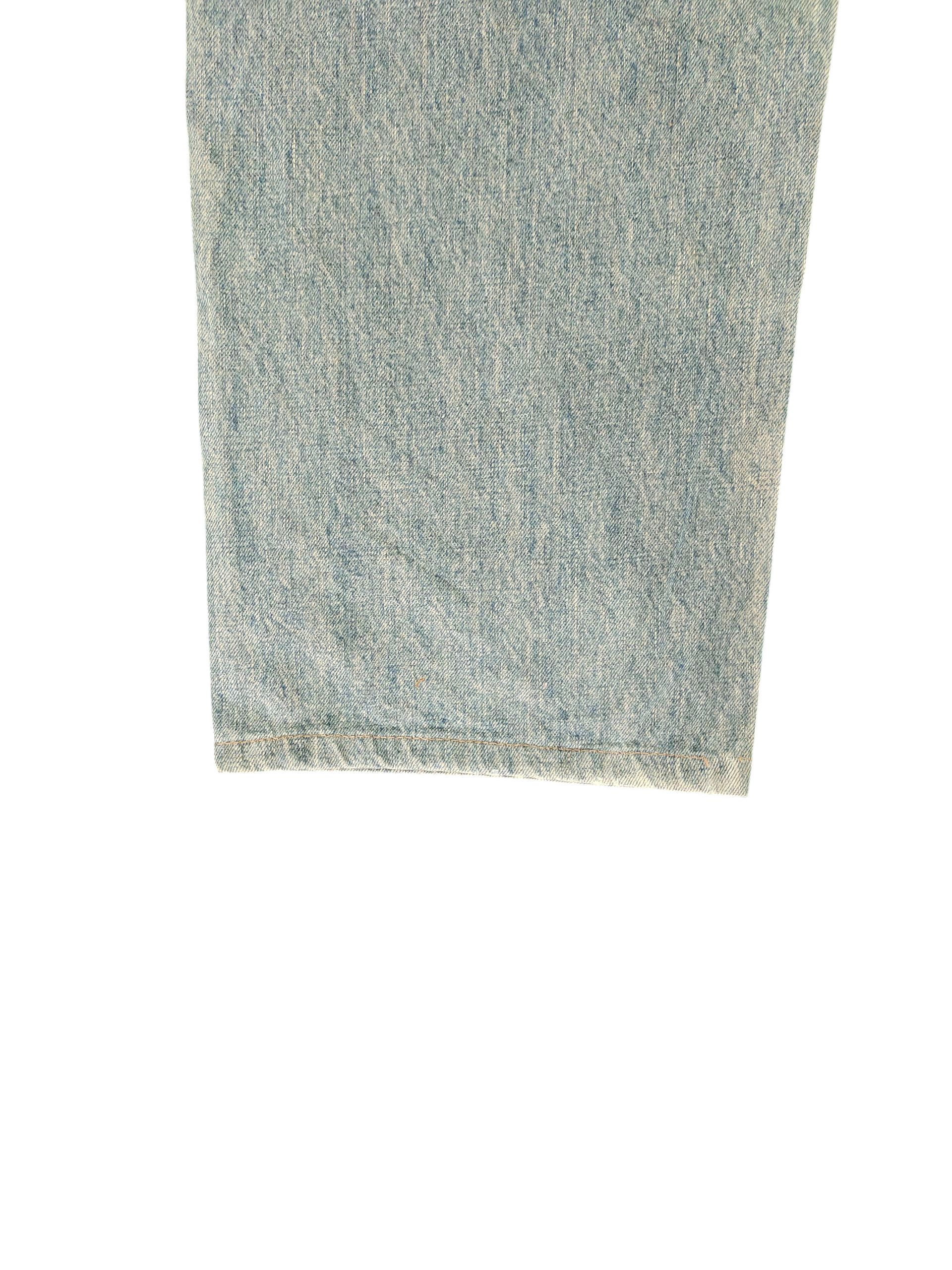 Kapital Vintage 90s Wrangler Selvedge Distress Wide Leg Denim Jeans Size US 30 / EU 46 - 9 Thumbnail