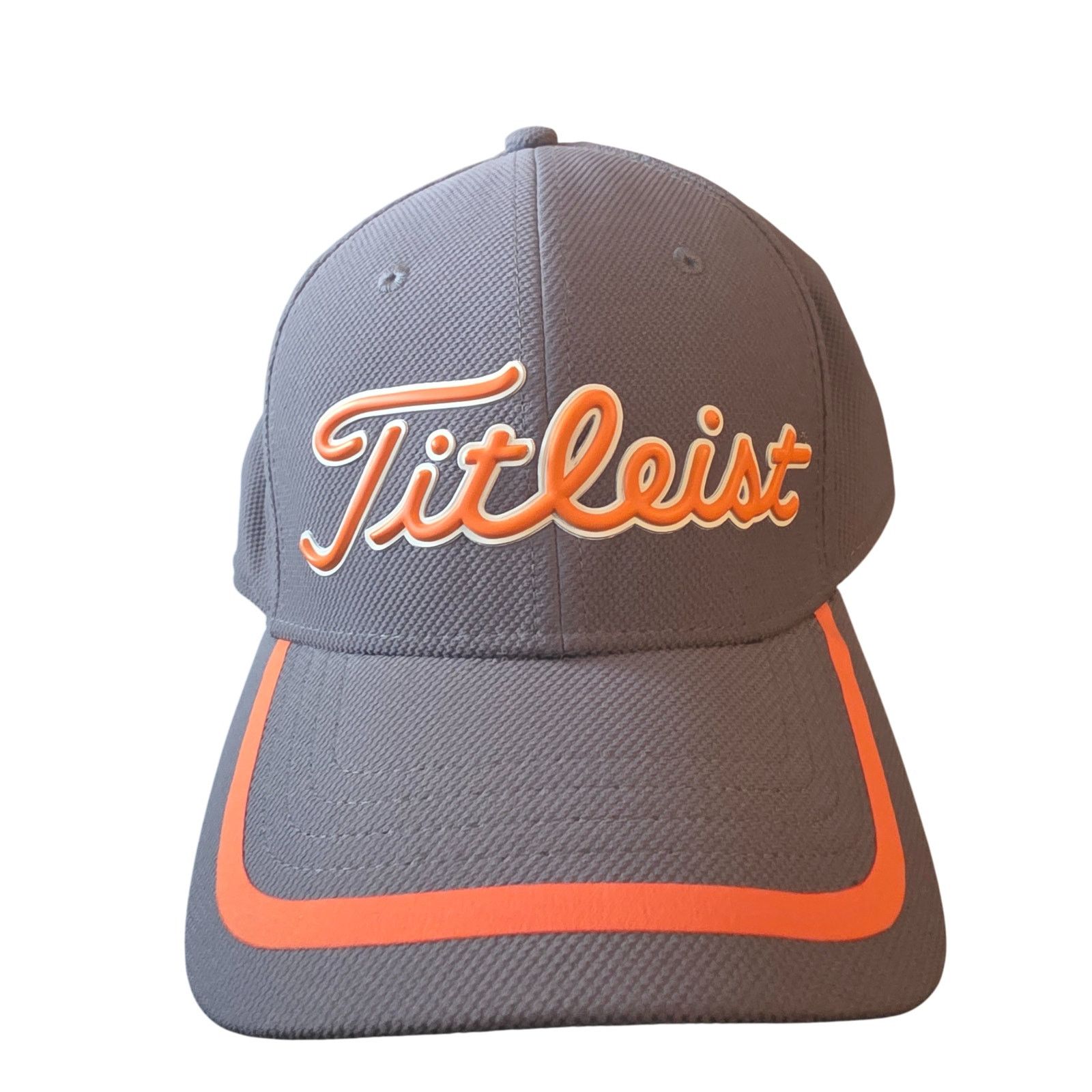 Titleist Titleist Mens Performance Golf Hat Cap L/XL Gray Orange Size ONE SIZE - 1 Thumbnail