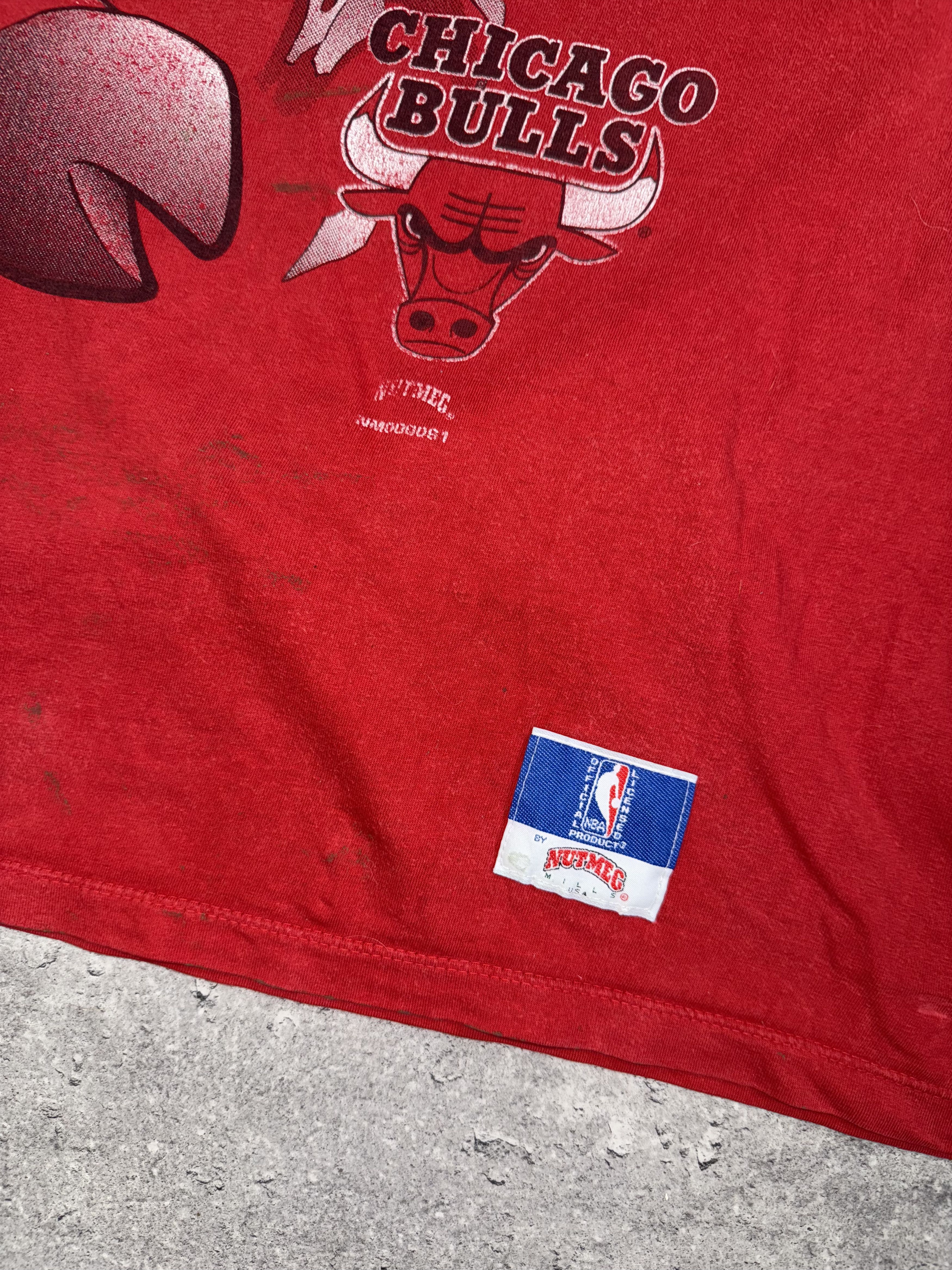 Nutmeg Nutmeg vintage chicago bulls 90s boxy tee Size US XL / EU 56 / 4 - 3 Thumbnail