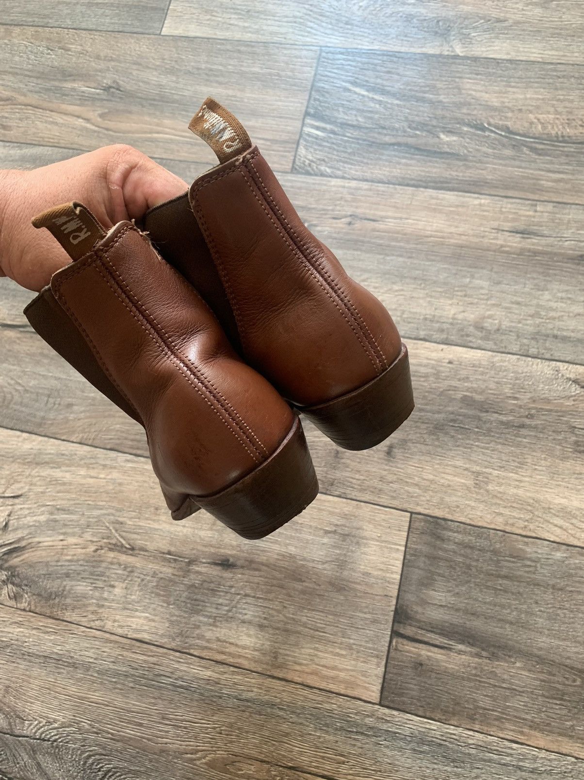R.M. Williams × Vintage R.M. Williams Men’s Brown Leather Western Cowboy Boots Size US 7.5 / EU 40-41 - 5 Thumbnail