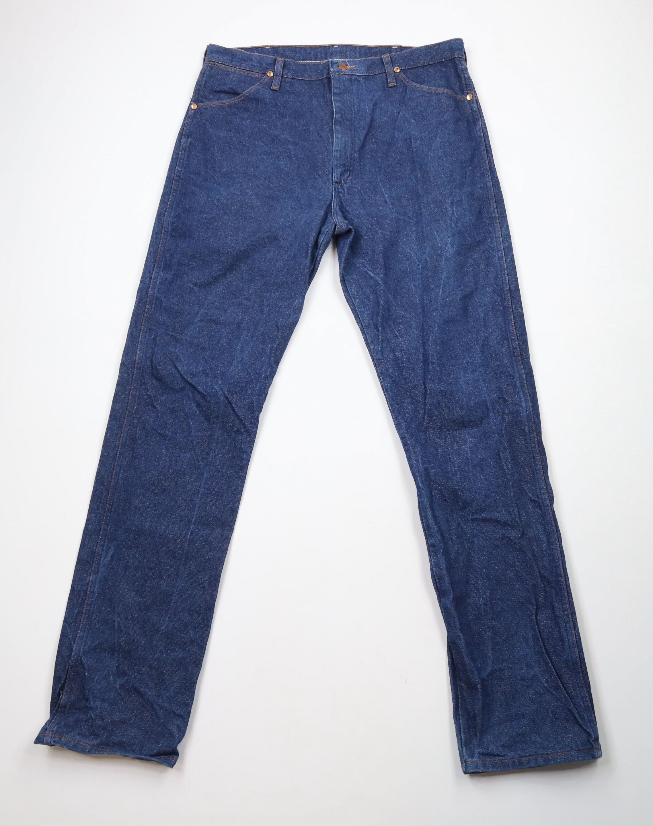 Vintage × Wrangler Vintage 90s Wrangler Bootcut Denim Jeans Blue Cotton USA Size US 38 / EU 54 - 1 Thumbnail