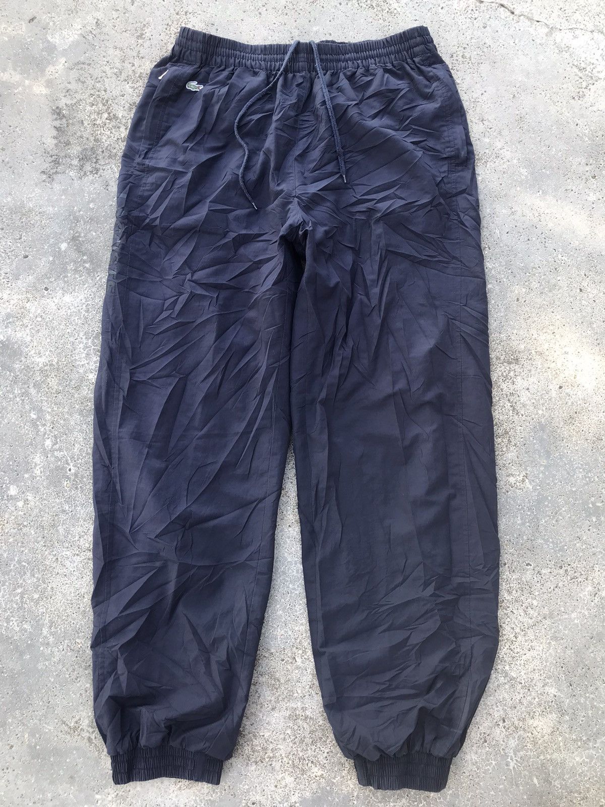 Lacoste × Vintage Vintage LACOSTE Big Logo Track Pants BAGGY Size US 30 / EU 46 - 1 Thumbnail