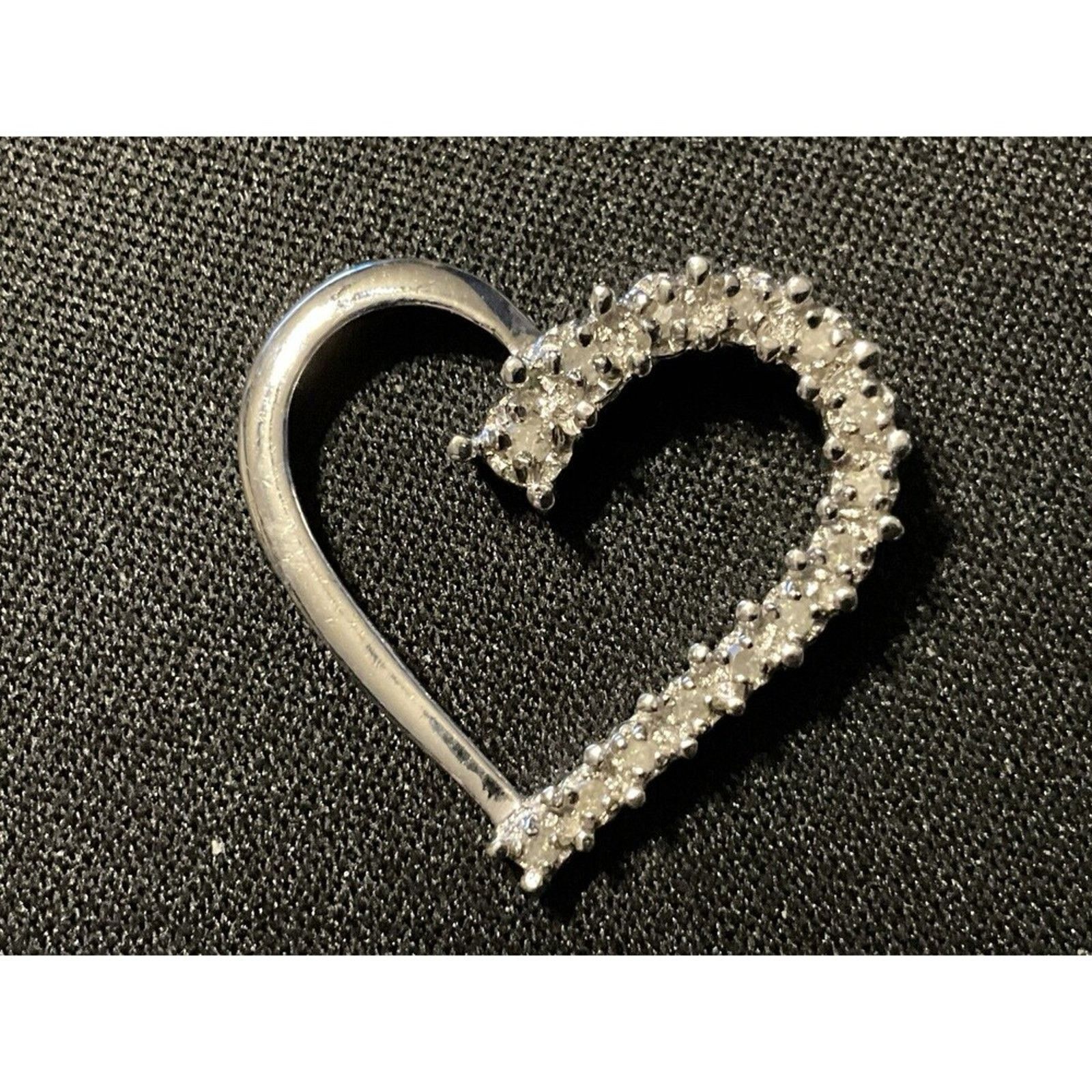 Other 925 Silver Vintage Genuine Diamond Pendant Size ONE SIZE - 1 Thumbnail