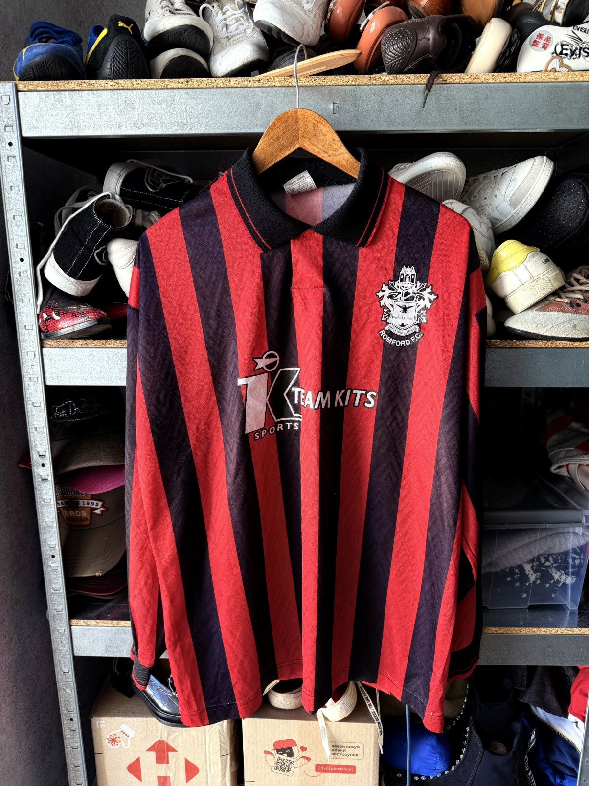 Sports Specialties ROMFORD F.C VINTAGE 1992-95 #7 MATCH WORN LONG SLEEVE RARE Size US XL / EU 56 / 4 - 1 Thumbnail