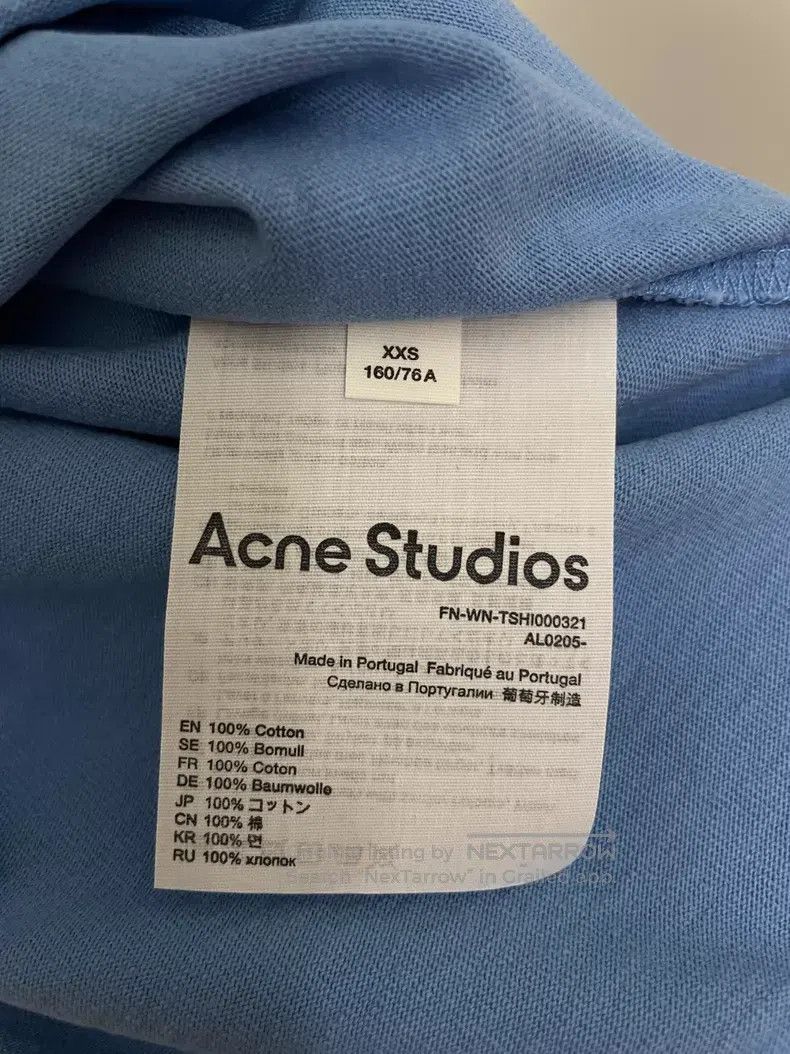 Acne Studios Acne Studios Authentic Blue Gradient Short Sleeve Size US XXS / EU 40 - 4 Thumbnail