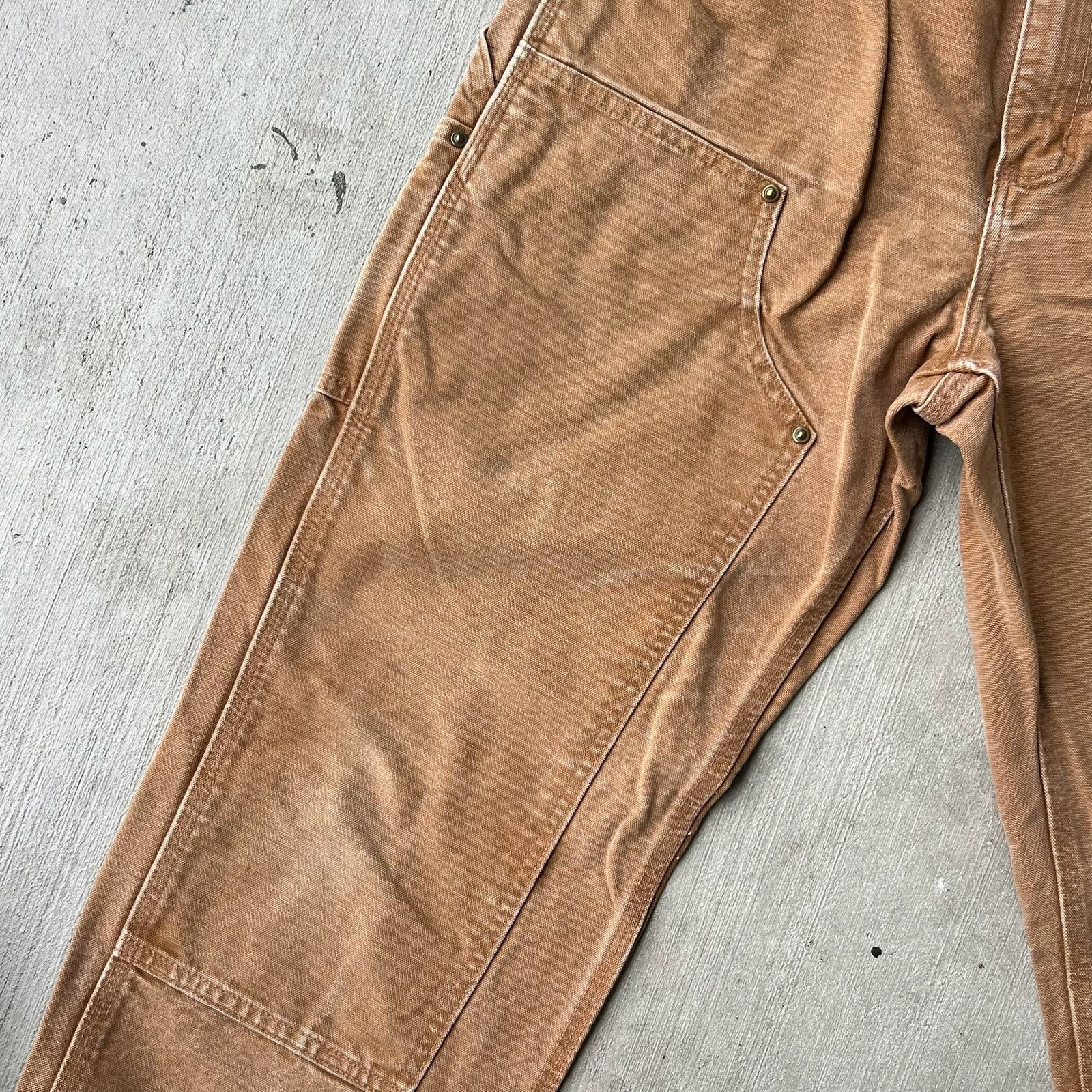 Carhartt × Vintage Carhartt brown double knee work wear carpenter pants Size US 29 - 8 Thumbnail