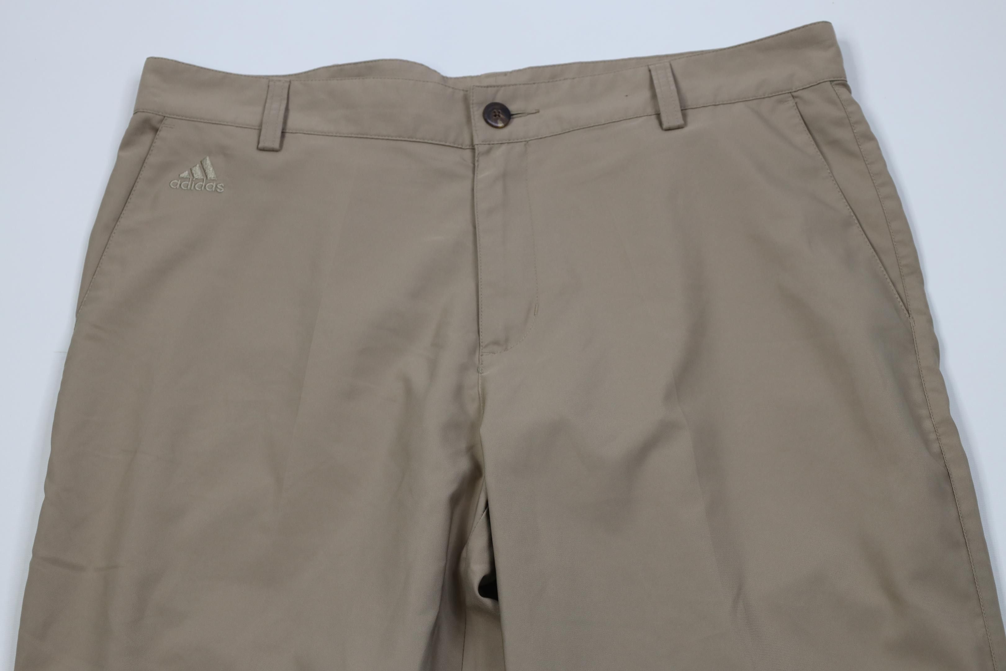 Adidas Vintage Y2K Adidas Golf Knit Wide Leg Golfing Chino Pants Size US 34 / EU 50 - 2 Thumbnail