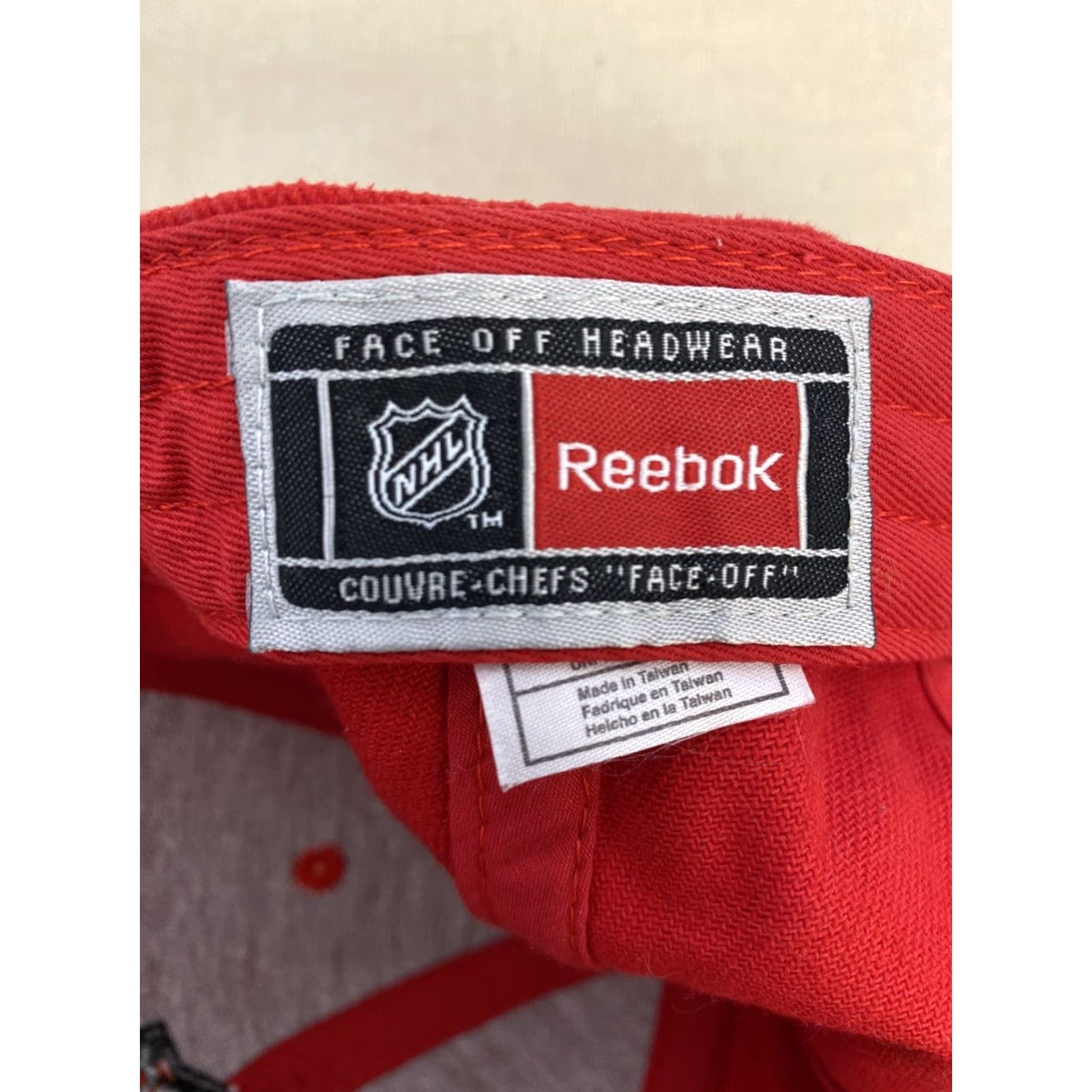 Reebok Reebok Hat Chicago Blackhawks Strapback Red H-115 Snapback Men Baseball Cap Blood? Size ONE SIZE - 5 Thumbnail