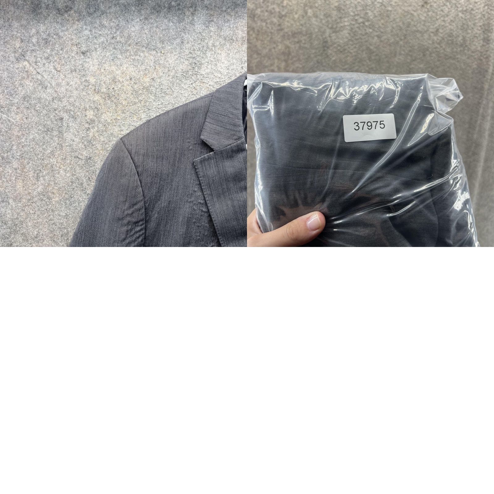 Ralph Lauren VINTAGE Lauren Ralph Lauren Blazer Mens 44R Gray Wool Slim Fit Sport Coat Jacket Size 44R - 8 Thumbnail