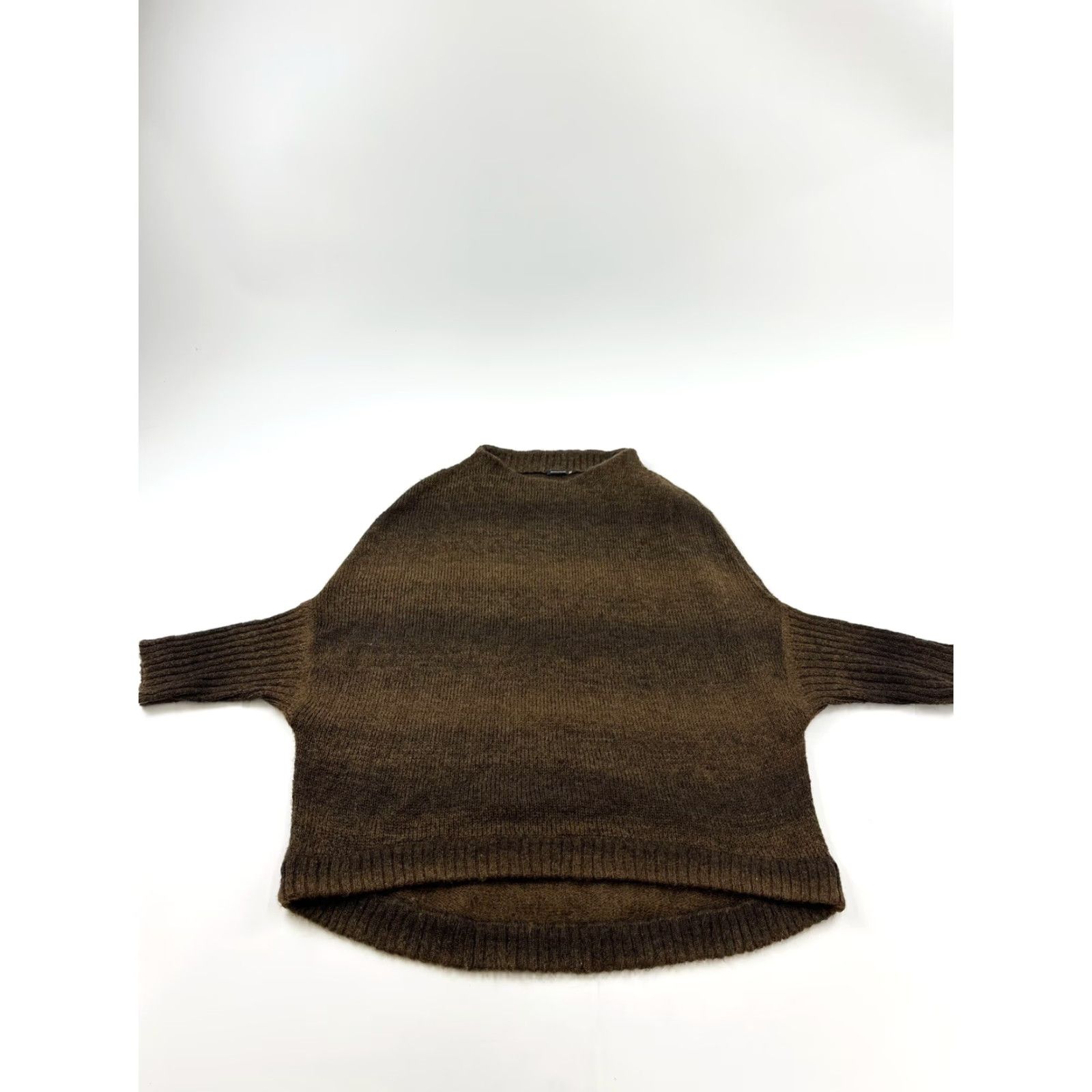Vintage Magaschoni Sweater Womens Medium Brown Mohair Blend Crewneck 3/4 Sleeve Oversize Size M / US 6-8 / IT 42-44 - 2 Thumbnail