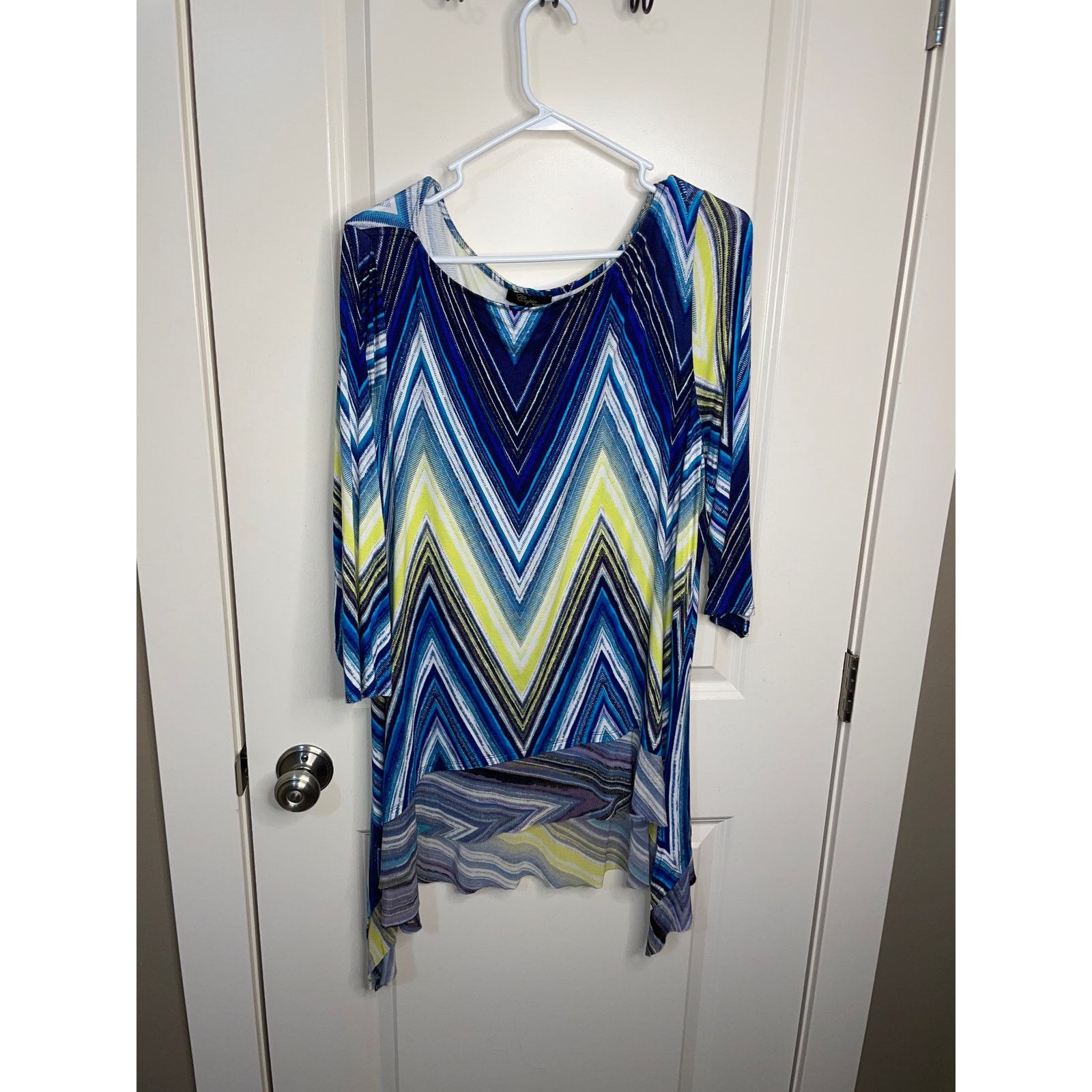 Other Cupio Blue and Green Tunic Size XL / US 12-14 / IT 48-50 - 2 Thumbnail