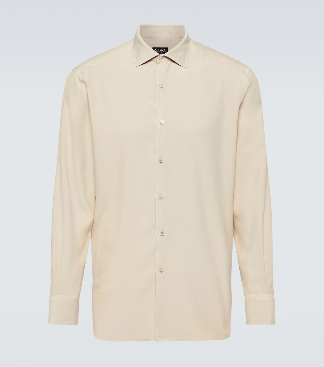 Ermenegildo Zegna o1s1rm0325 RUDX42A7 Shirt in Beige Size US L / EU 52-54 / 3 - 1 Thumbnail