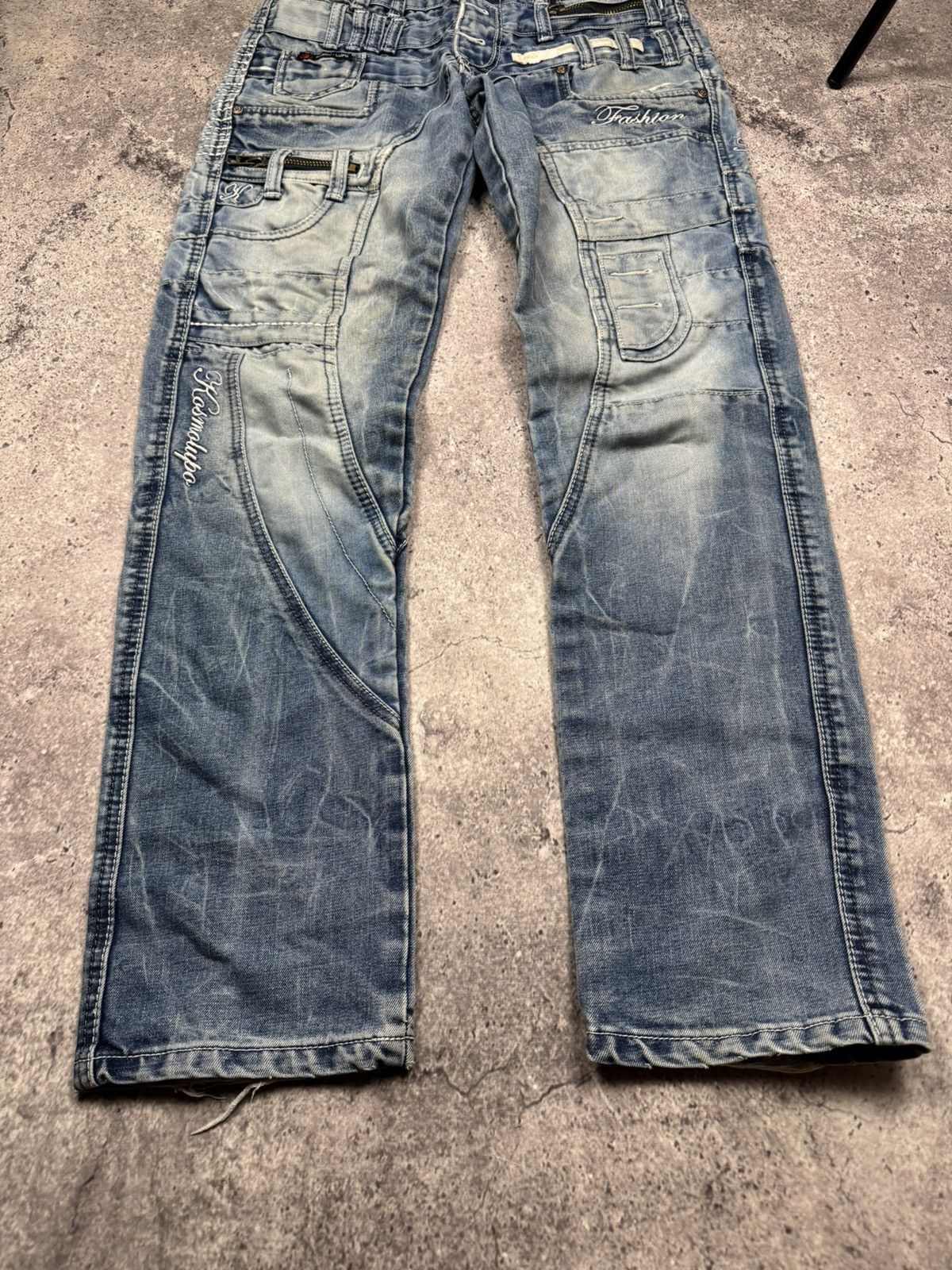 Japanese Brand Archive Kosmo Lupo Jeans Distressed Y2K Denim Pants Rare Size US 30 / EU 46 - 7 Thumbnail