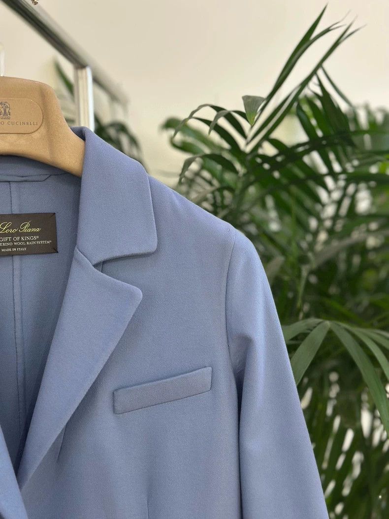 Loro Piana LORO PIANA Medium-long slim suit jacket Size S / US 4 / IT 40 - 4 Thumbnail