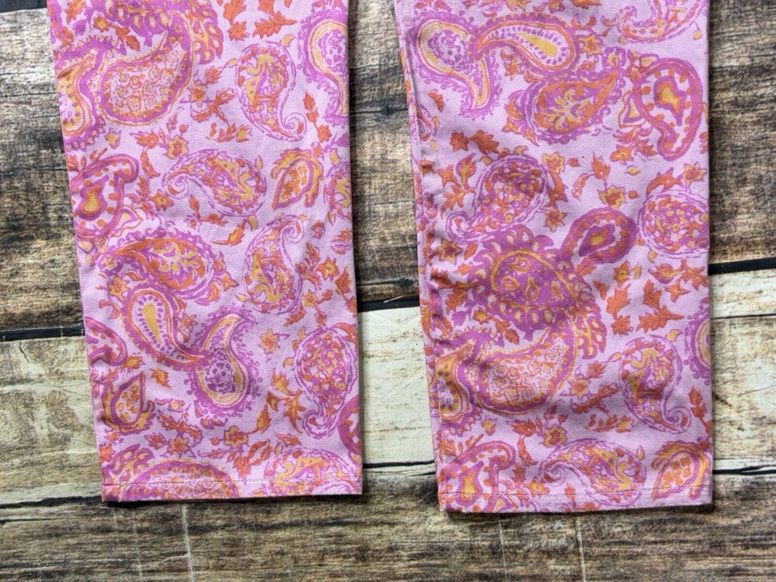 Lauren Ralph Lauren Lauren Ralph Lauren Pants Women Size 4 Paisley Pink Size 27" / US 4 / IT 40 - 9 Thumbnail