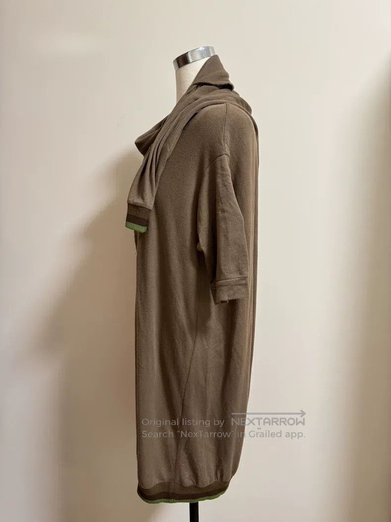 Yohji Yamamoto Yohji Yamamoto size 3 Irregularly warped shirt dress Size L / US 10 / IT 46 - 2 Thumbnail