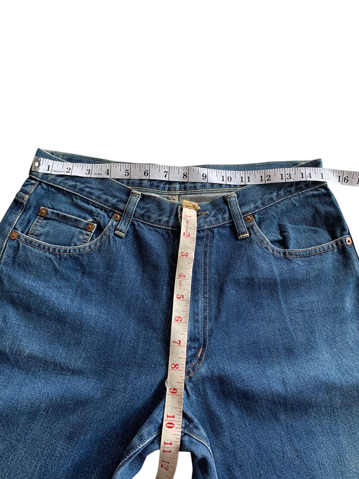 Kapital VINTAGE FLARE SEWING CHOP LOT 511BD JAPANESE RAW DENIM Size US 30 / EU 46 - 15 Thumbnail