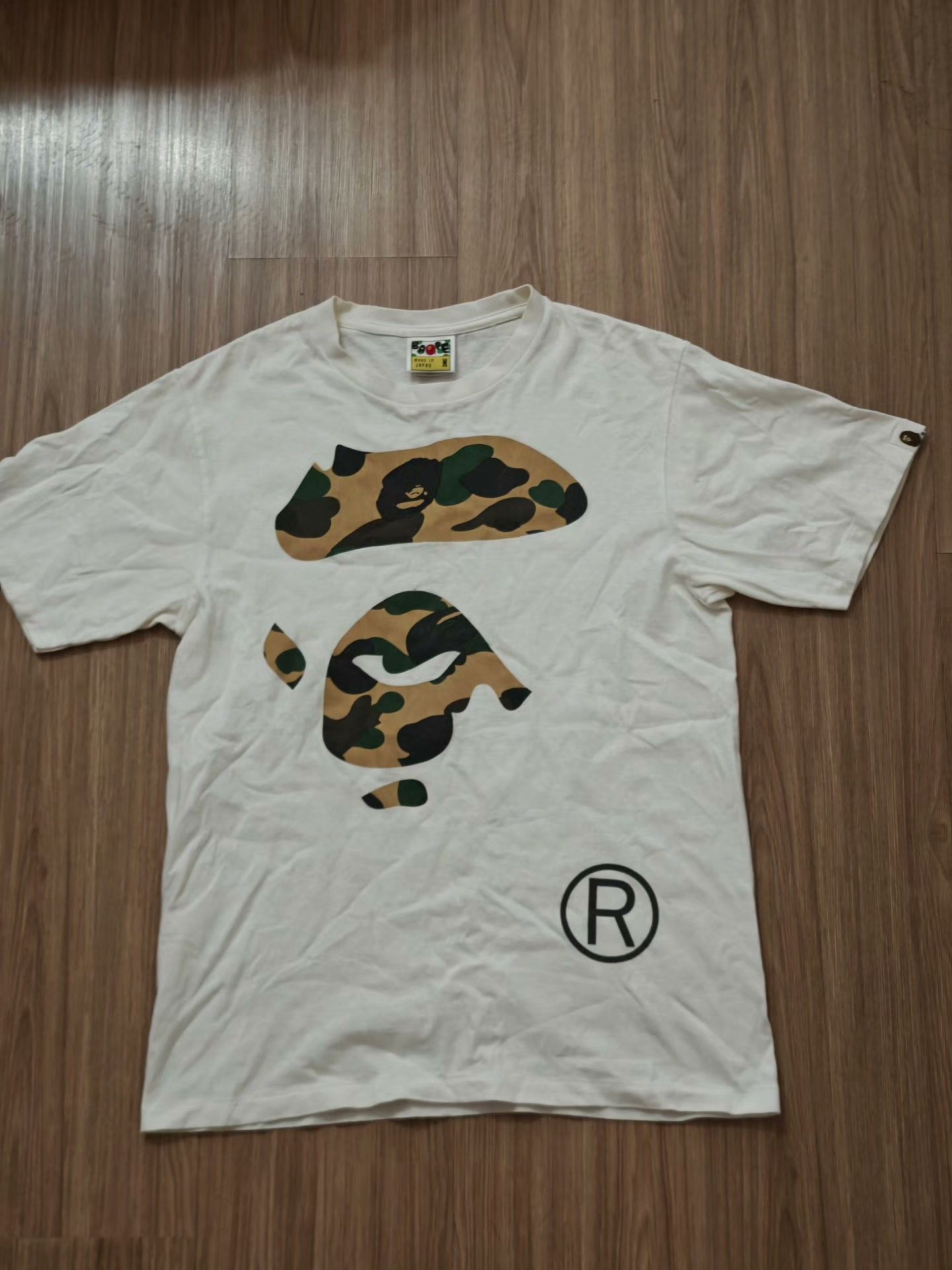 Bape Bape Camo Ape Head Yellow T-Shirt M Men Size US M / EU 48-50 / 2 - 1 Thumbnail