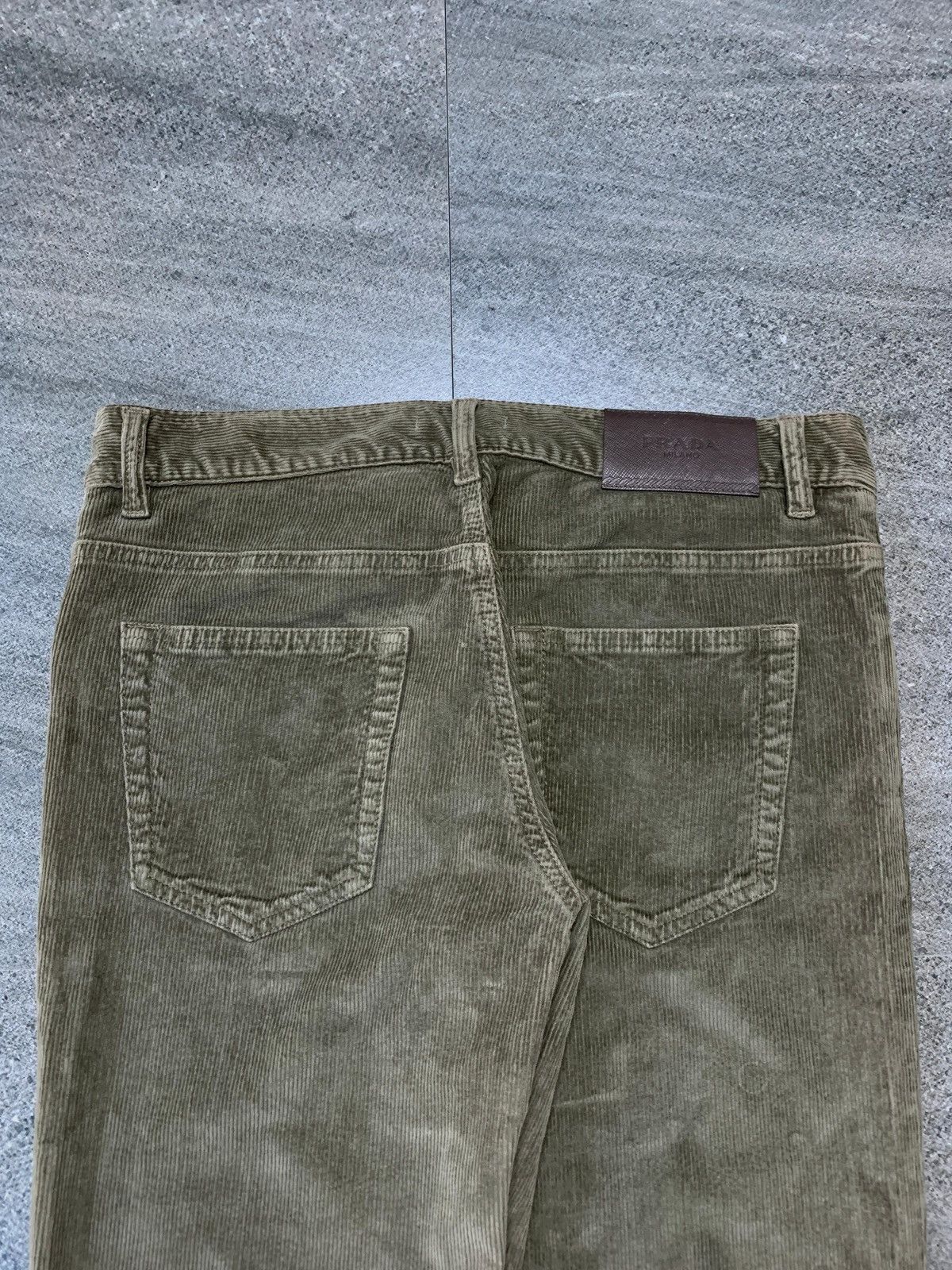 Prada Corduroy Tight Pants Size US 31 - 9 Thumbnail