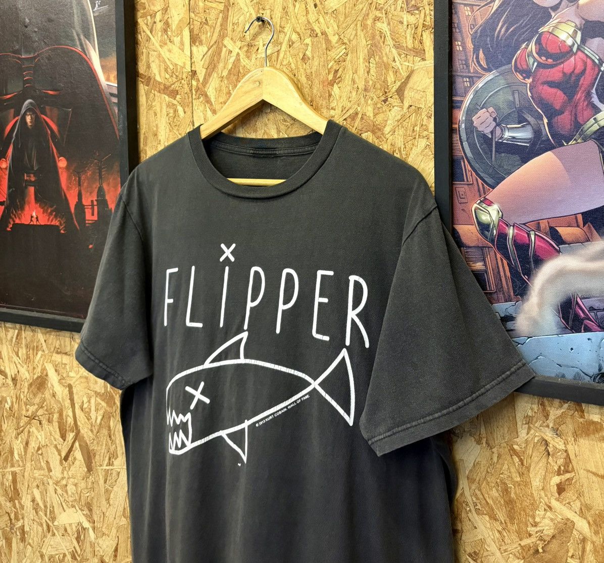 Nirvana Vintage Band Flipper Kurt Cobain Shirt 🔥 Size US L / EU 52-54 / 3 - 1 Thumbnail