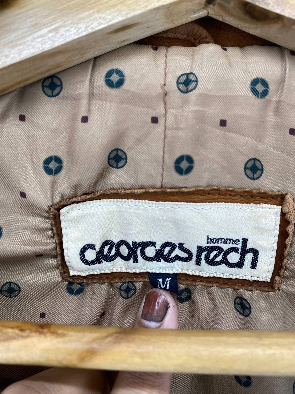 George Vintage George Rech Homme Sheep Skin Leather Jacket Size M / US 6-8 / IT 42-44 - 7 Thumbnail