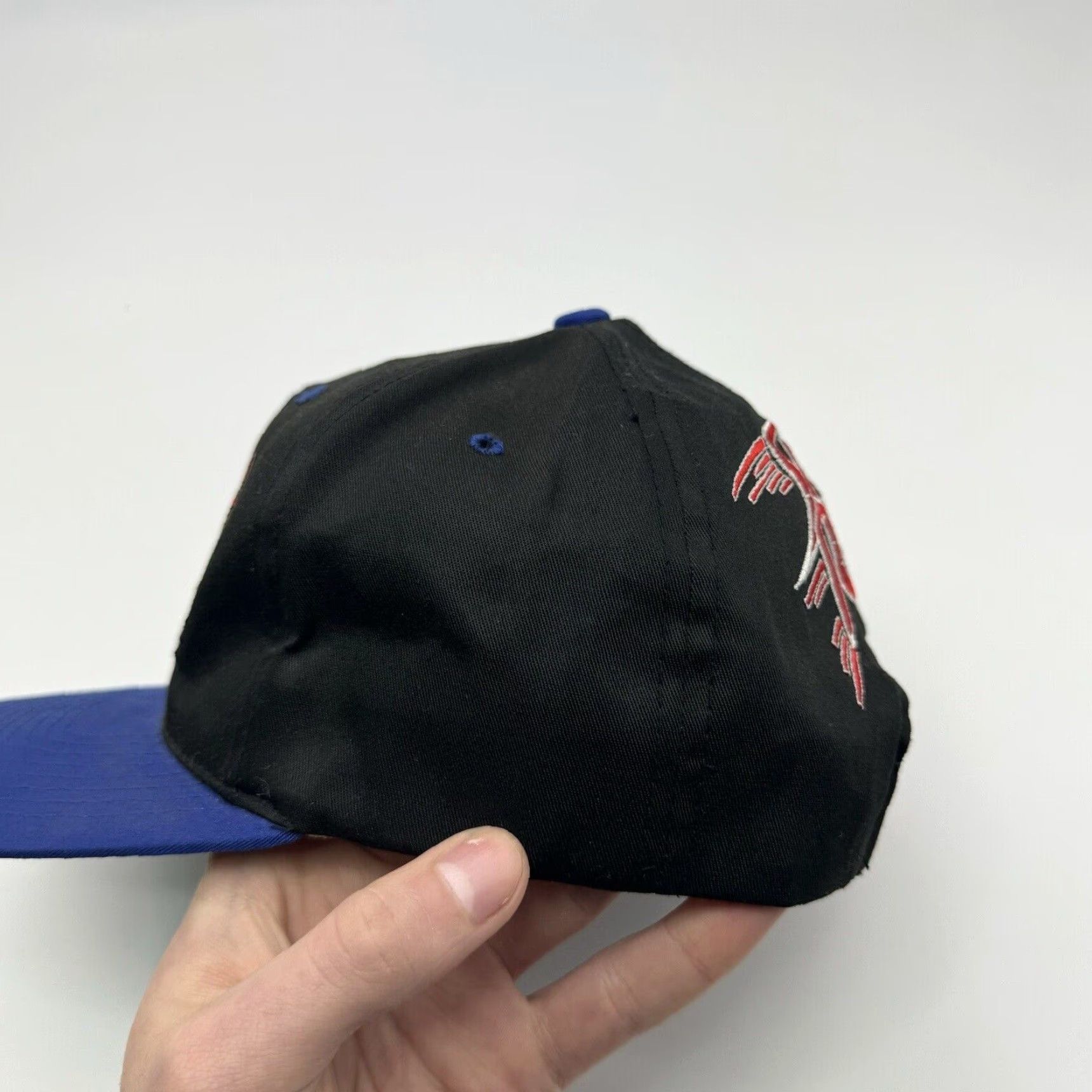 American Needle VINTAGE 1994 American Needle Speed Racer Cartoon Snapback Hat Men One Size Black Cotton 90s Retro Size ONE SIZE - 4 Thumbnail
