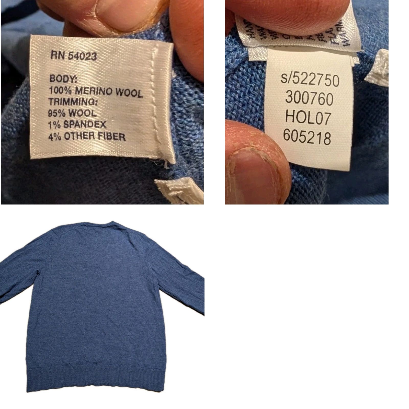 Gap GAP Men’s Blue V-Neck Sweater 100% Italian Merino Wool Size M Pullover Knit Lightweight All Seasons Casual Business Size US M / EU 48-50 / 2 - 9 Thumbnail
