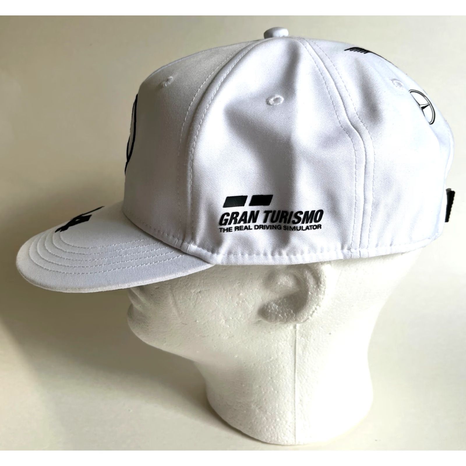 Hamilton Mercedes-AMG Petronas Lewis Hamilton 44 Formula 1 Strapback Hat White One Size Sports Baseball Cap Unisex Adults Mens Womens Boys Girls Size ONE SIZE - 5 Thumbnail
