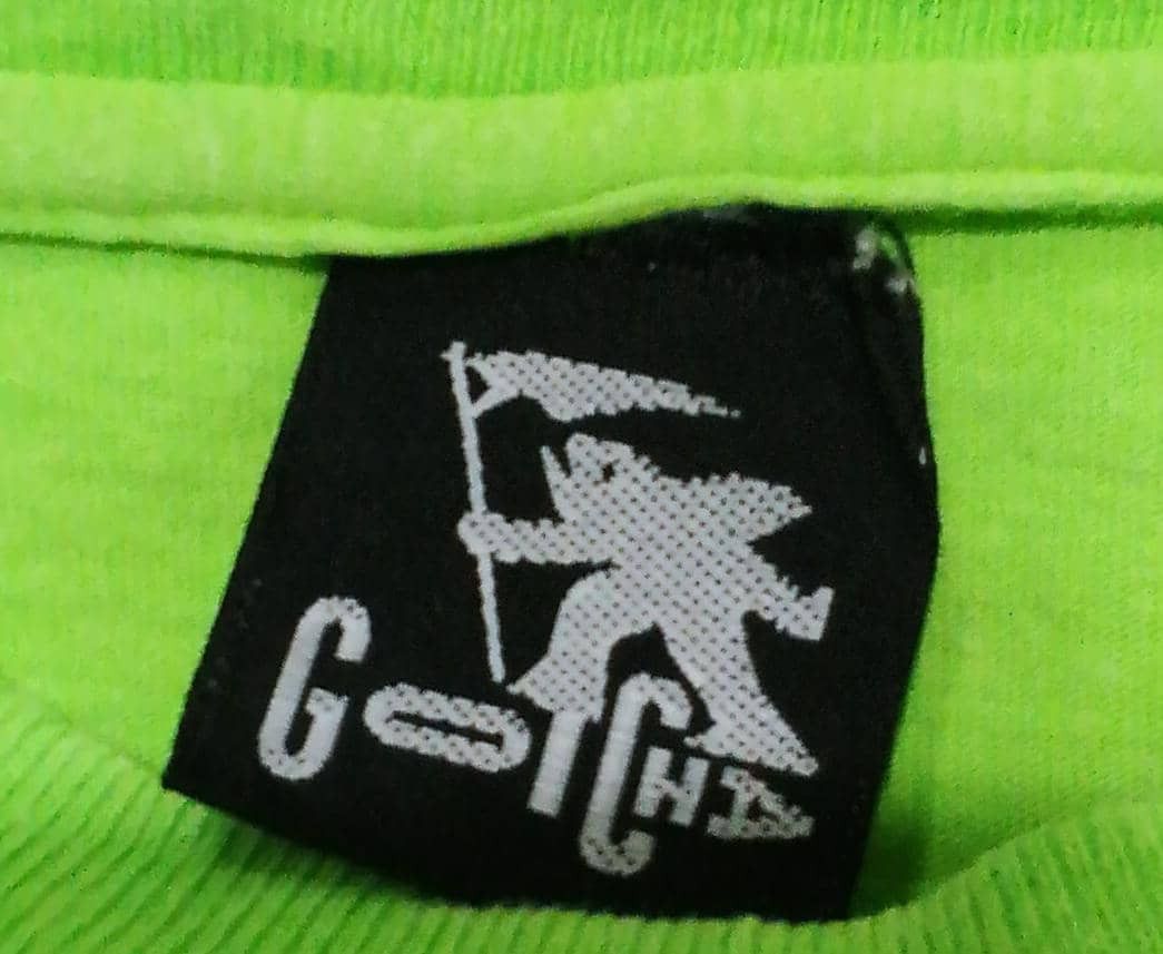 Vintage GOTCHA California Surf Style Tshirt green single stich Size US M / EU 48-50 / 2 - 2 Thumbnail