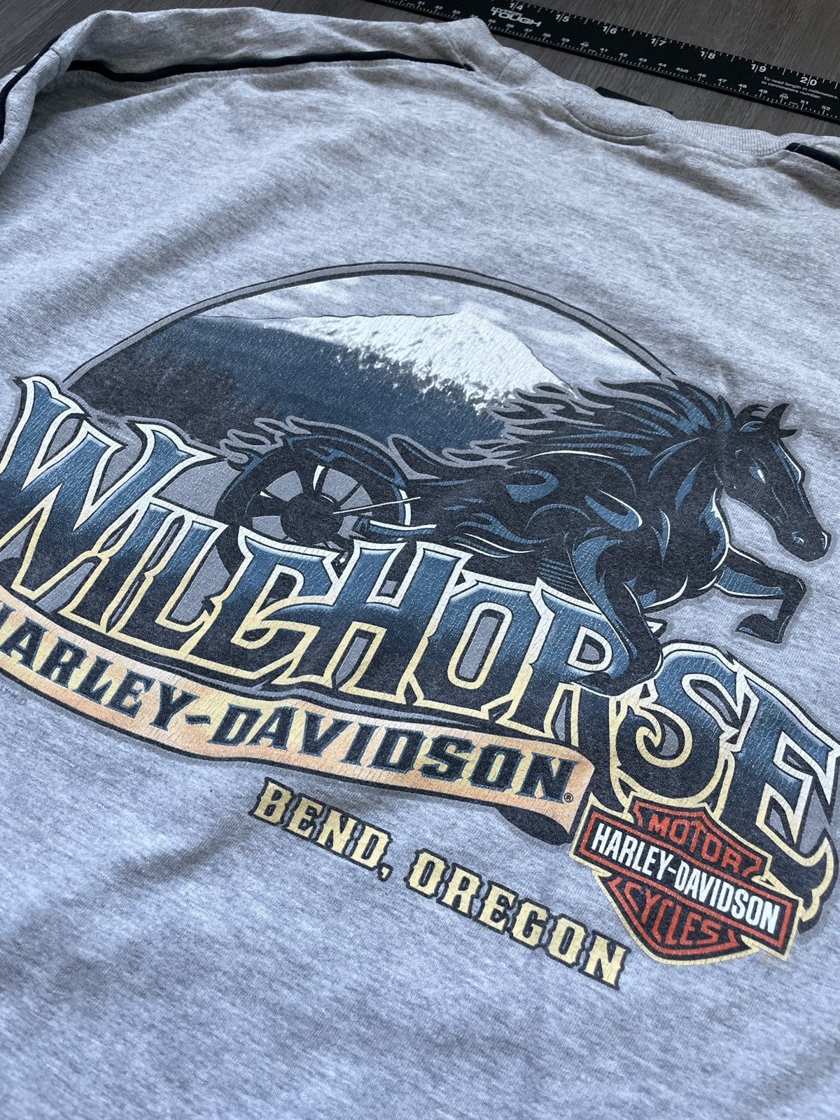 Harley Davidson Harley Davidson “Wild Horse Oregon” T-shirt (Sz. XL) Size US XL / EU 56 / 4 - 2 Thumbnail