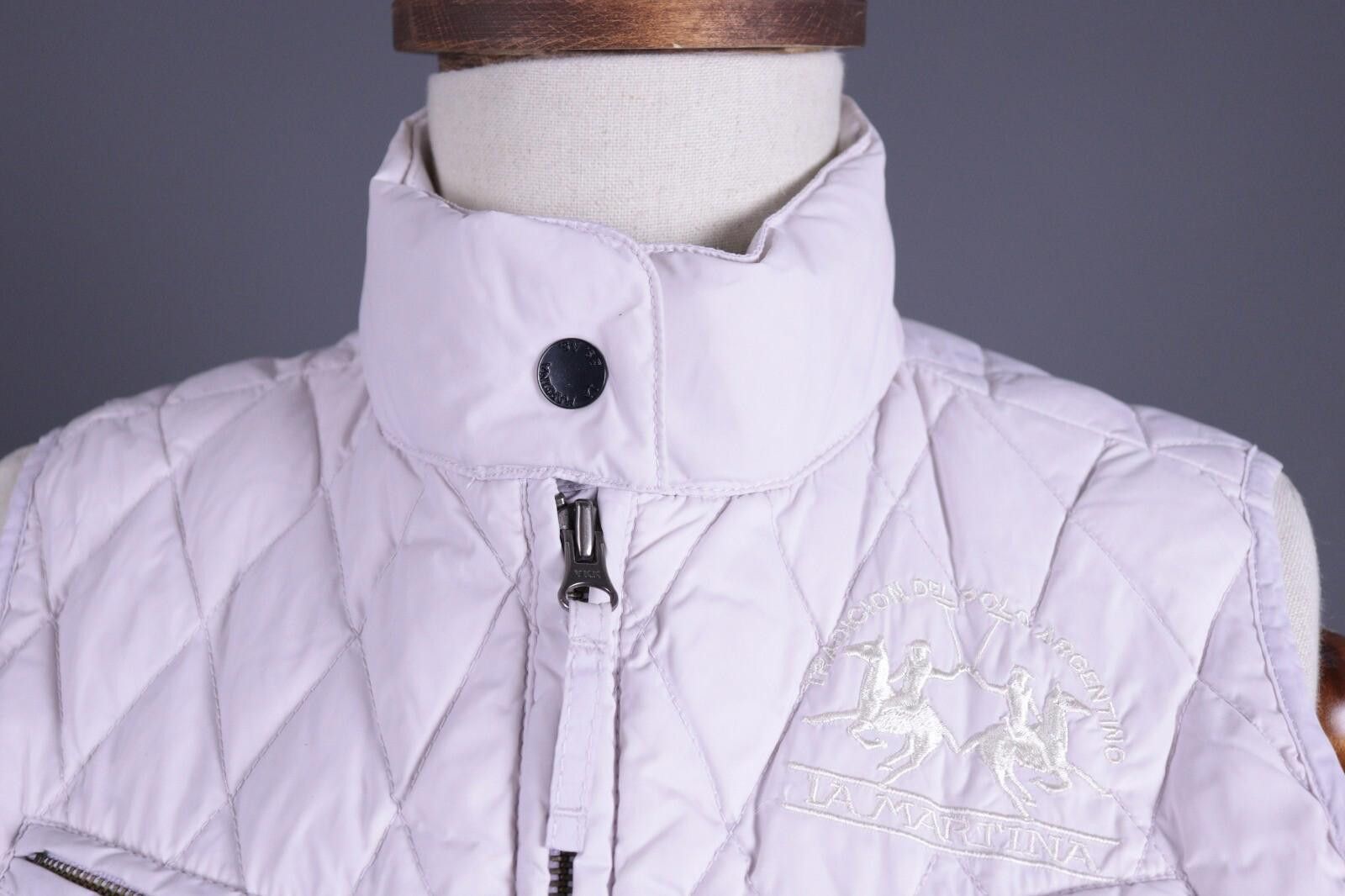 La Martina La Martina Saddlery White Quilted Down Vest Gilet Size S Size S / US 4 / IT 40 - 5 Thumbnail