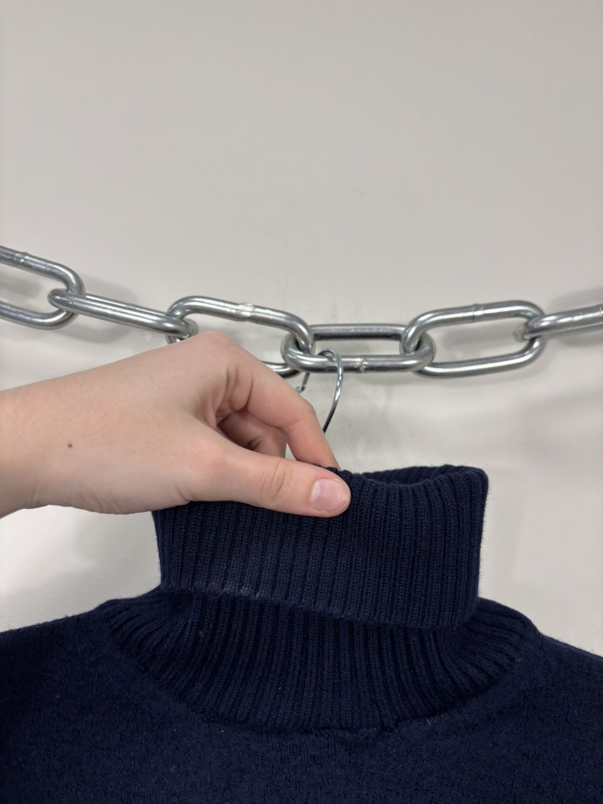 Other Luis Trenker Women’s Navy Blue Ski Wool Turtleneck Sweater Size XXS / US 00 / IT 34 - 6 Thumbnail