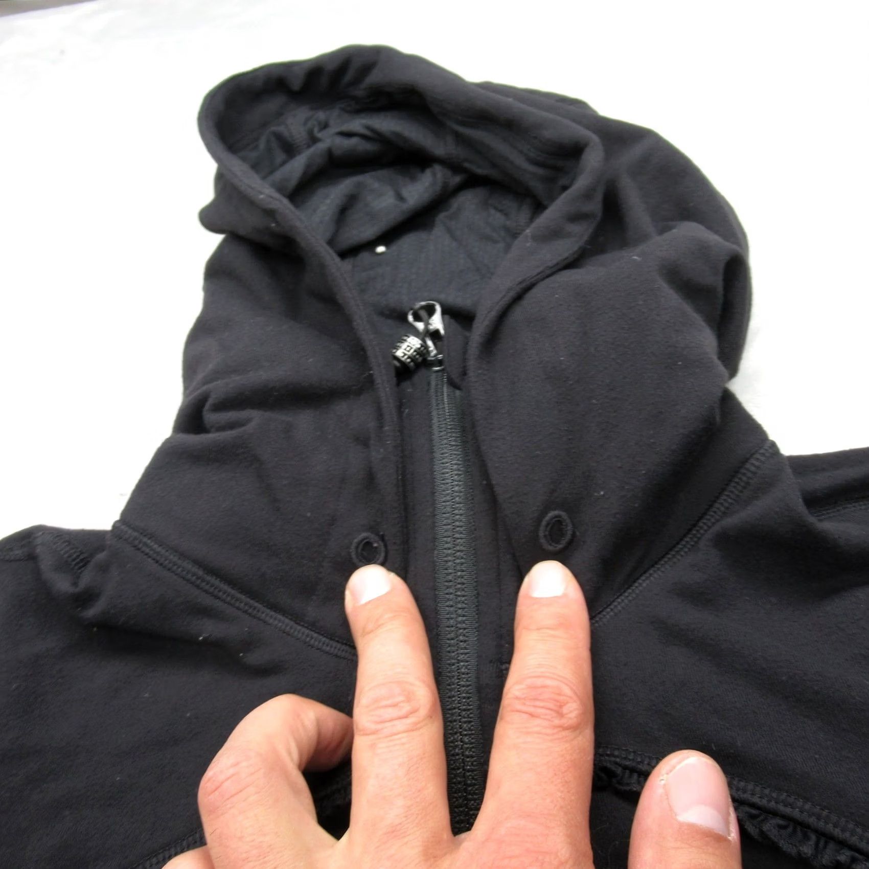 Lululemon Lululemon Define Hoodie 4 Black Full Zip Athletic Pockets Thumbholes Womens Size S / US 4 / IT 40 - 5 Thumbnail