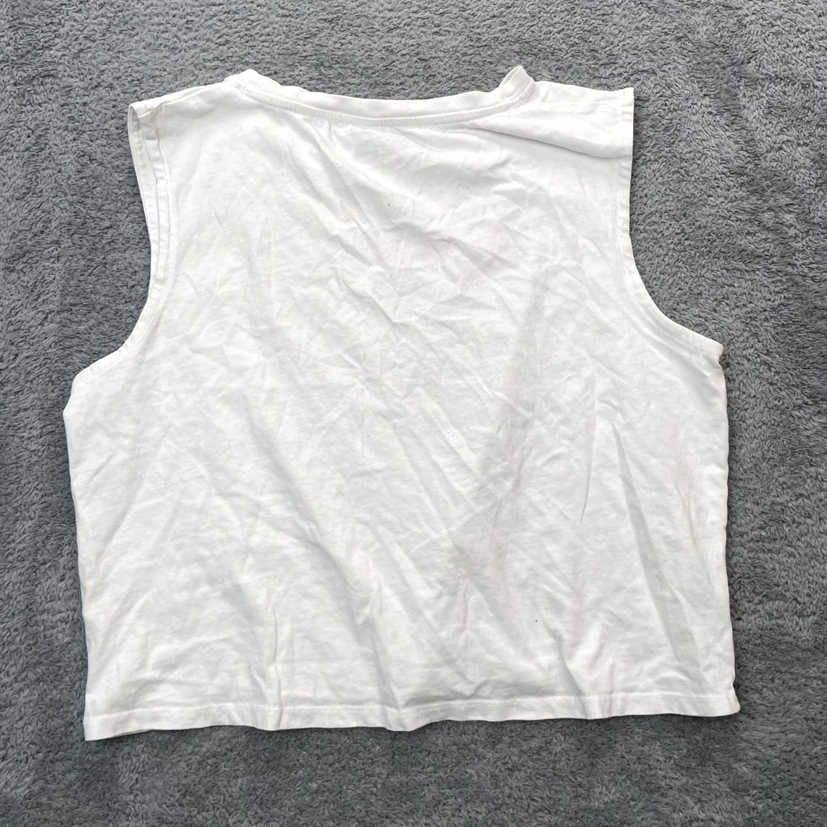 Wrangler Wrangler Top Womens Medium White Cropped Tank On Tour Nashville Graphic Size M / US 6-8 / IT 42-44 - 2 Thumbnail