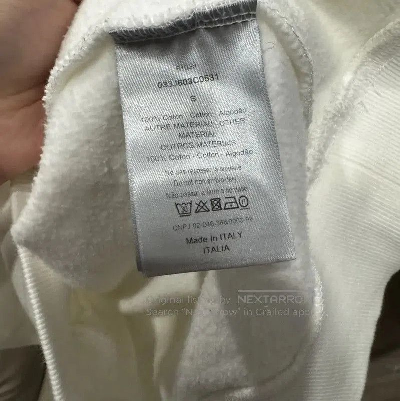 Dior Dior White Cotton Women's Sweatshirt . Size S / US 4 / IT 40 - 5 Thumbnail
