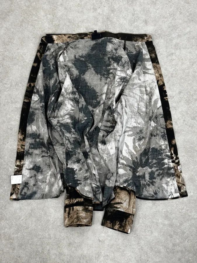 Roberto Cavalli AW2010 Cavalli Handpaint Bleached Brown & Beige Shirt Size US M / EU 48-50 / 2 - 7 Thumbnail