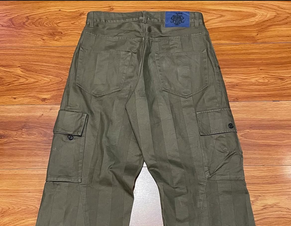 PPFM 2000s PPFM Tactical Striped Canvas Bondage Cargo Pants y2k Size US 30 / EU 46 - 6 Thumbnail