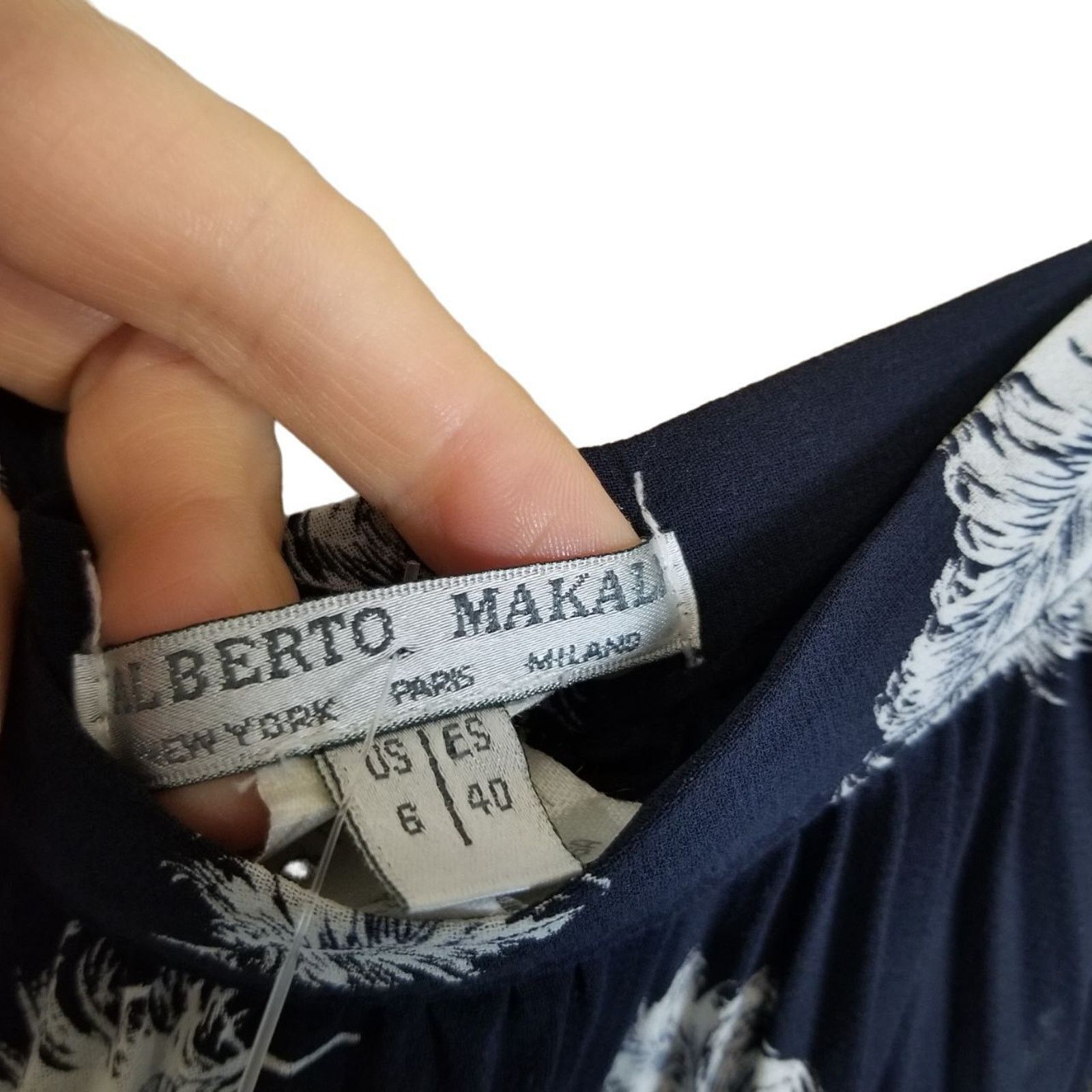 Alberto Vintage Alberto Makali Pleated Maxi Skirt Feather Whimsigoth Size 28" / US 6 / IT 42 - 6 Thumbnail