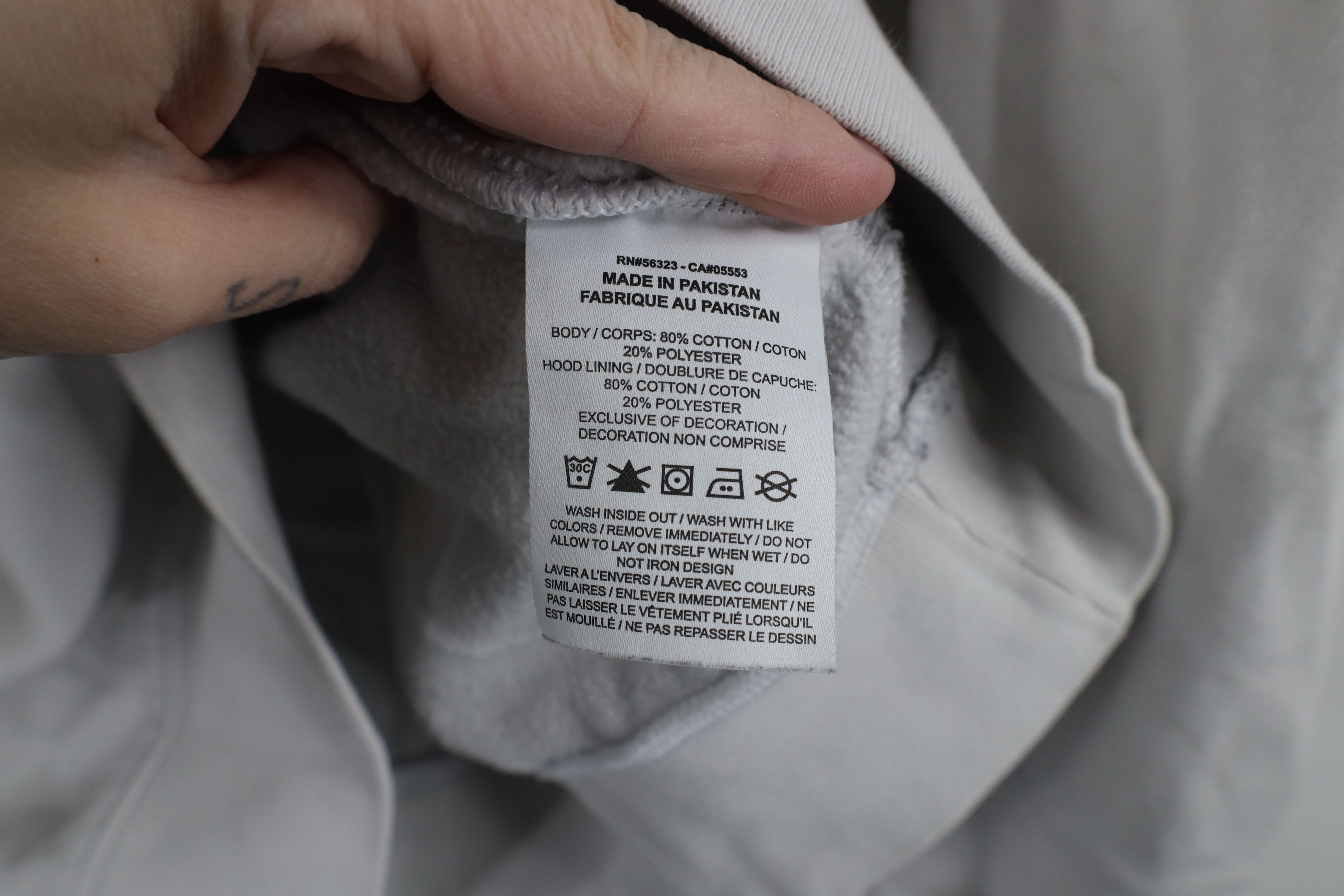 Nike × Vintage Vintage Y2K Nike Scott Center Swoosh Hoodie Light Gray Size US S / EU 44-46 / 1 - 12 Thumbnail