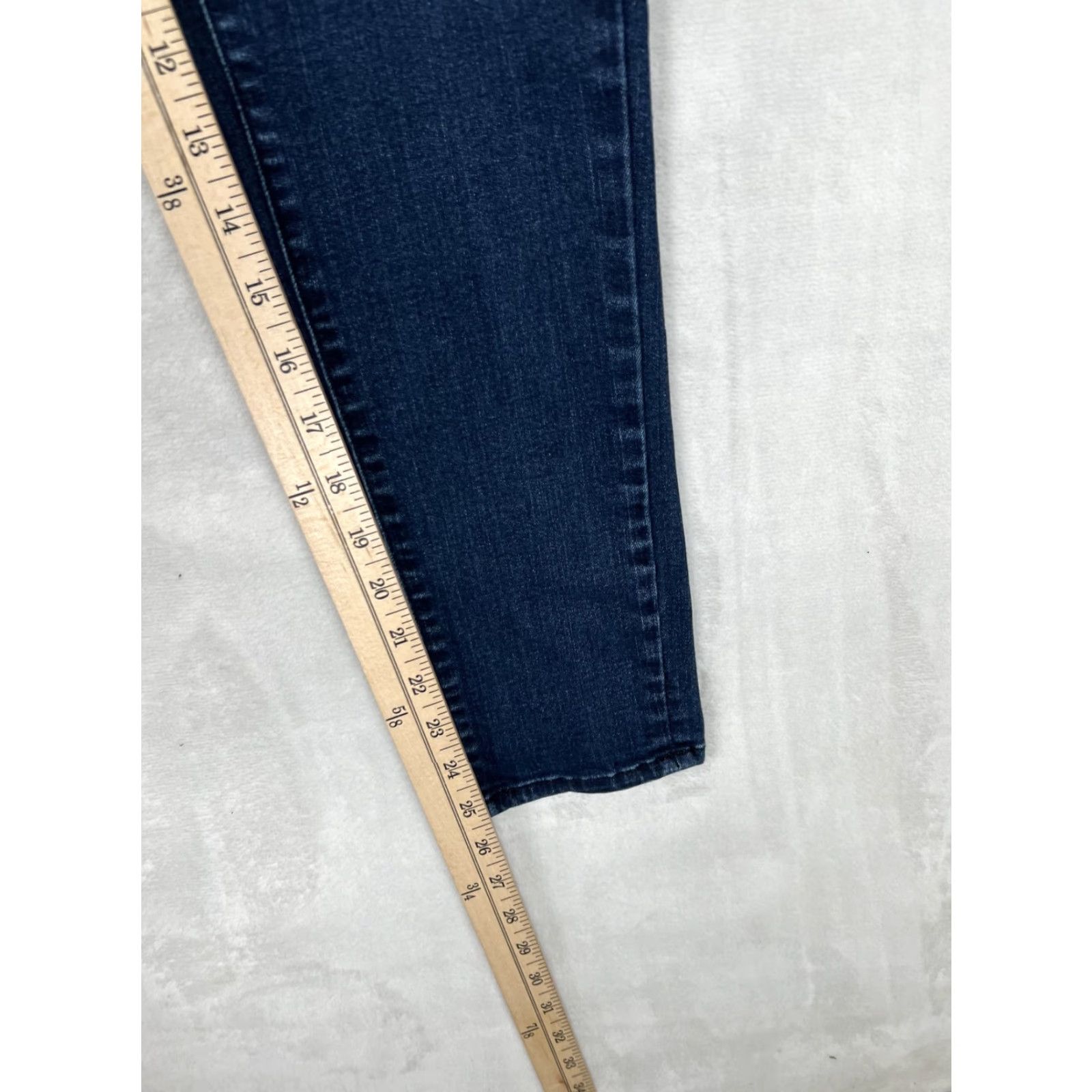 Mossimo Mossimo Mid-Rise Jegging Crop Jeans Womens 8/29 Blue Dark Stretch Denim Y2K Size 30" / US 8 / IT 44 - 2 Thumbnail