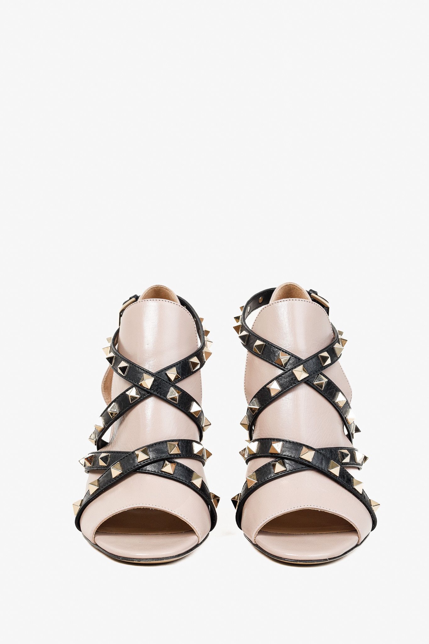 Valentino Valentino Garavani Rockstud Studwrap Open-Toe Boots Size US 5 / IT 35 - 2 Thumbnail