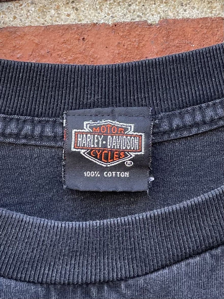 Harley Davidson 90s Harley Davidson Motorcycles Flaming Eagle T Shirt Size US XL / EU 56 / 4 - 2 Thumbnail