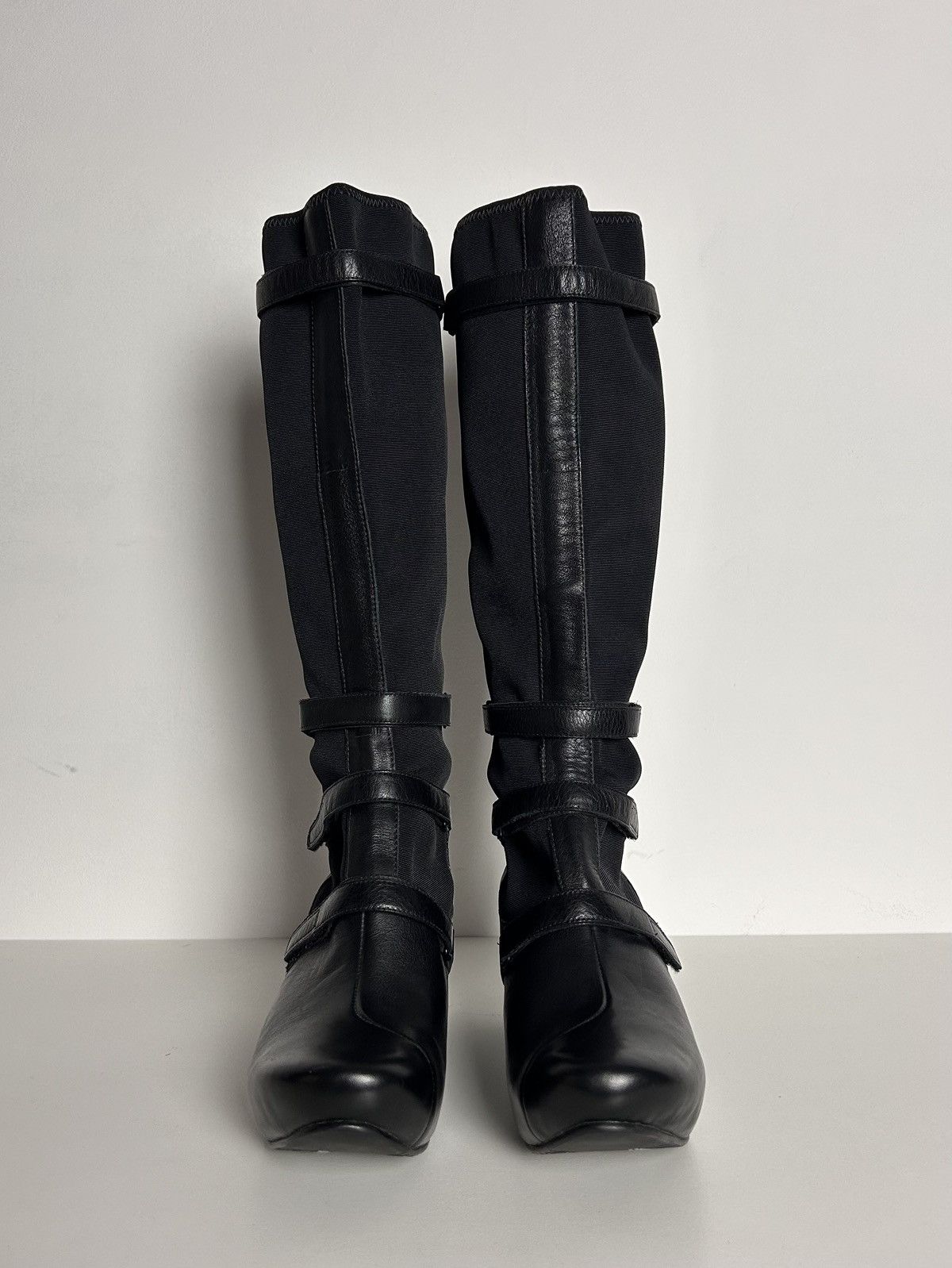 Other Unique wedge leather boots Size US 8 / IT 38 - 7 Thumbnail