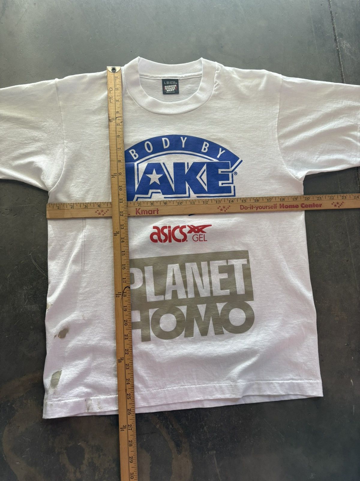 Asics 90’s Asics “Planet Homo” Test Print Size US L / EU 52-54 / 3 - 8 Thumbnail