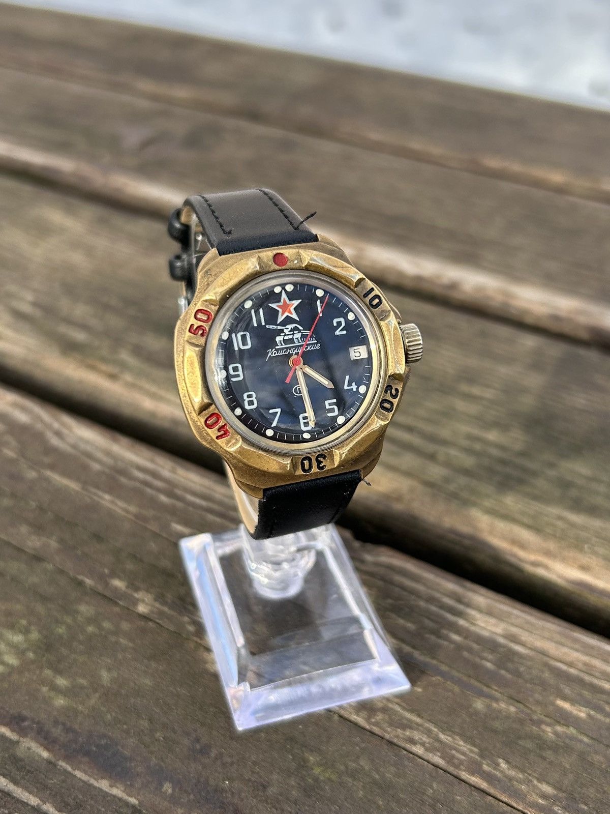 Vintage Vintage Watch Soviet USSR Mechanical Wostok Komandirskie Size ONE SIZE - 10 Thumbnail